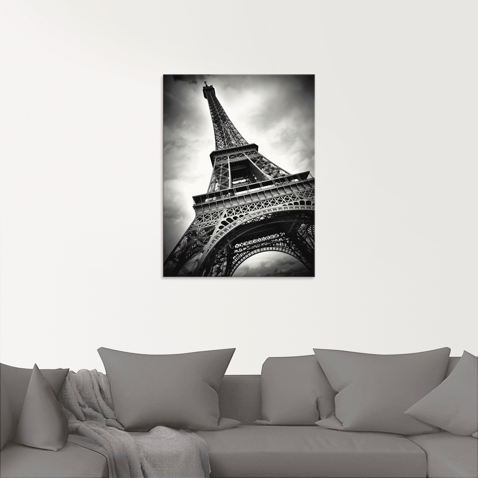 Artland Glasbild »Eiffelturm Paris«, Gebäude, (1 St.), in verschiedenen Größen