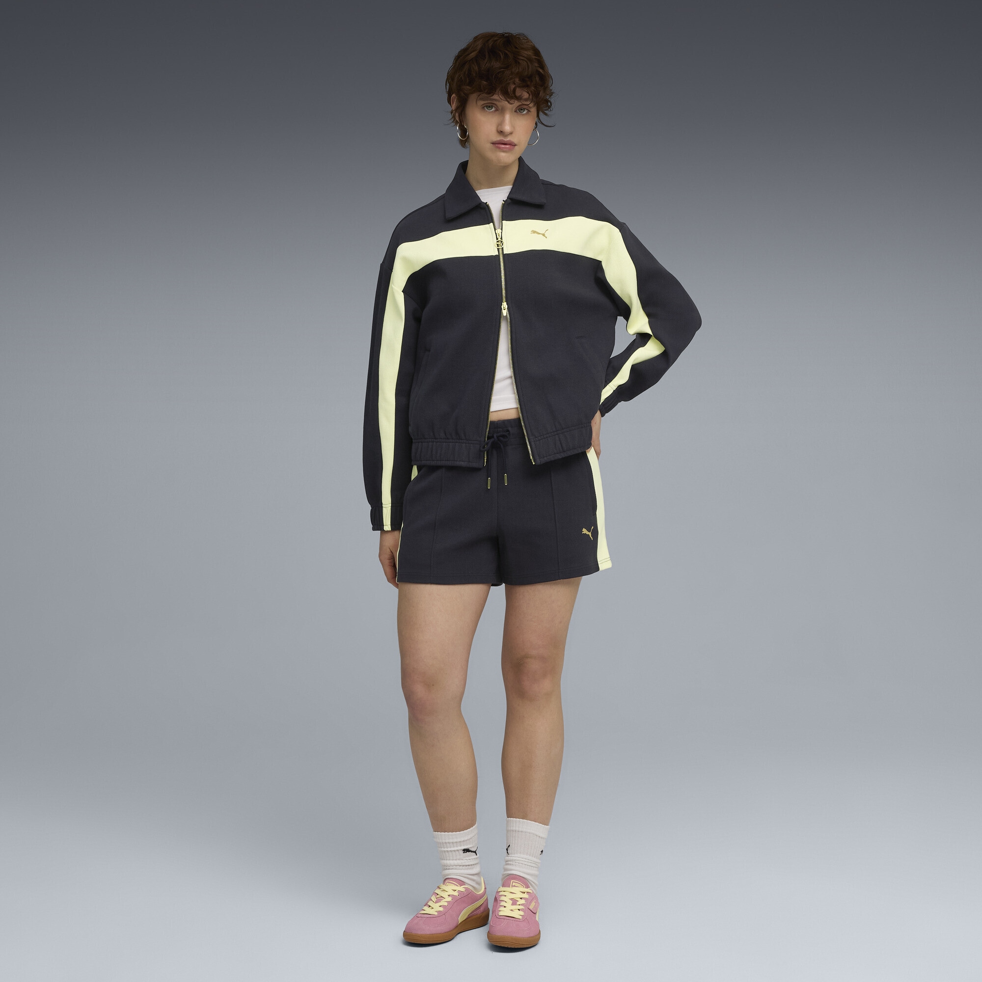 PUMA Sporthose »T7 Pintuck Shorts Damen«