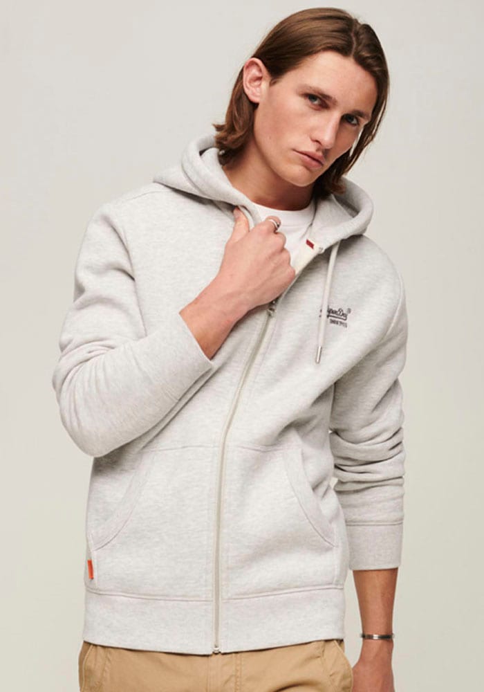 BAUR HOODIE« | Kapuzensweatjacke Superdry LOGO ▷ »ESSENTIAL bestellen ZIP