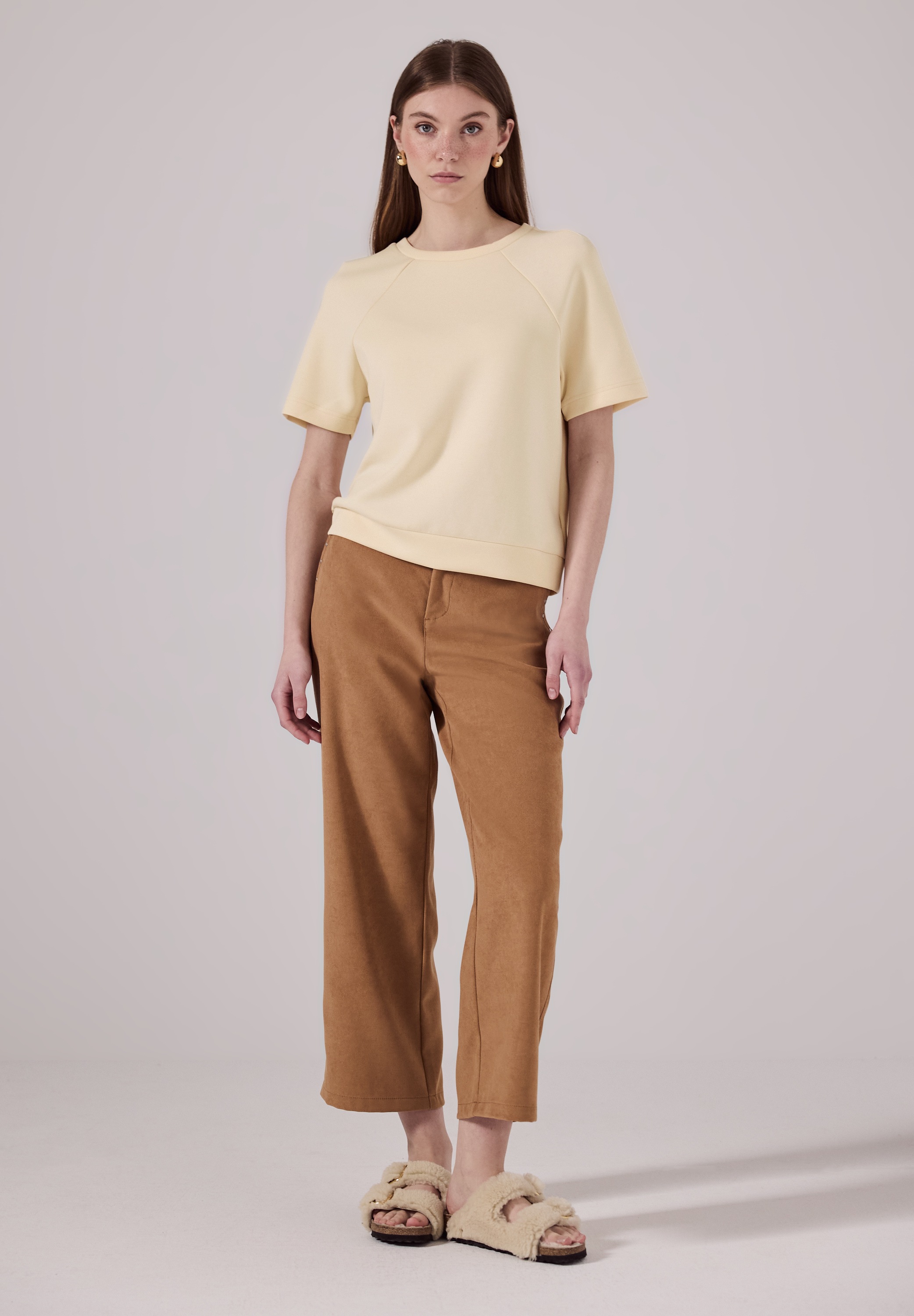 STREET ONE STUDIO T-Shirt, aus softem Materialmix