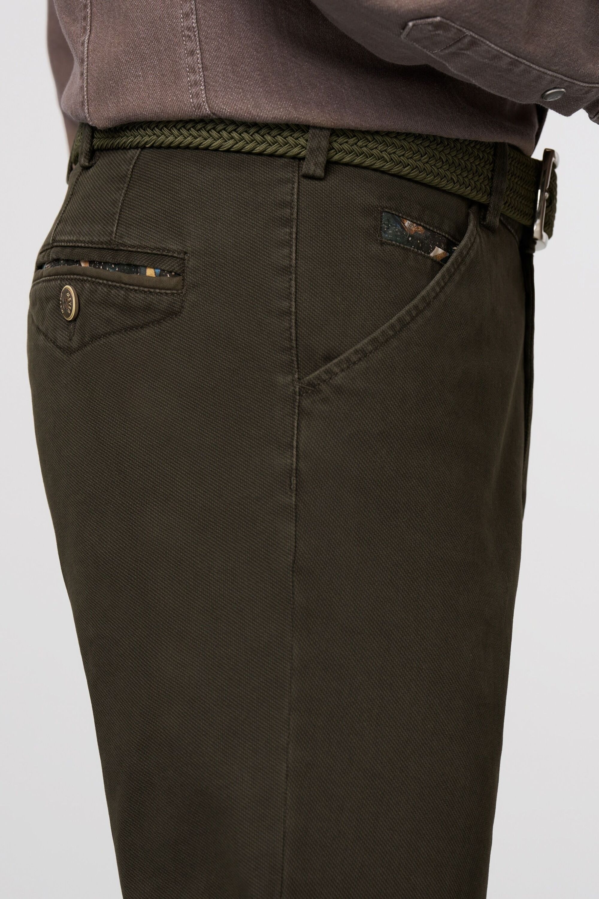 MEYER Chinos »Chicago«, aus Original LIBERTY Stoff