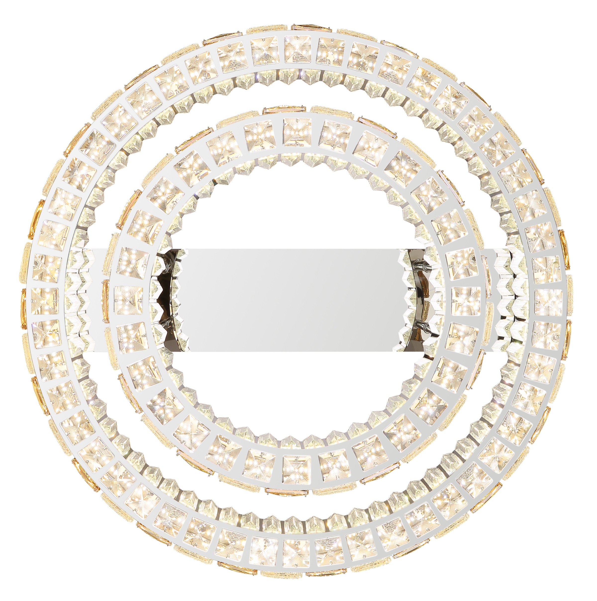 GLOBO LIGHTING Deckenleuchte »LIDIA« LED-Modul 1 Stk. Kristall-Deckenleuchte, dimmbar, smart, elegant & edel