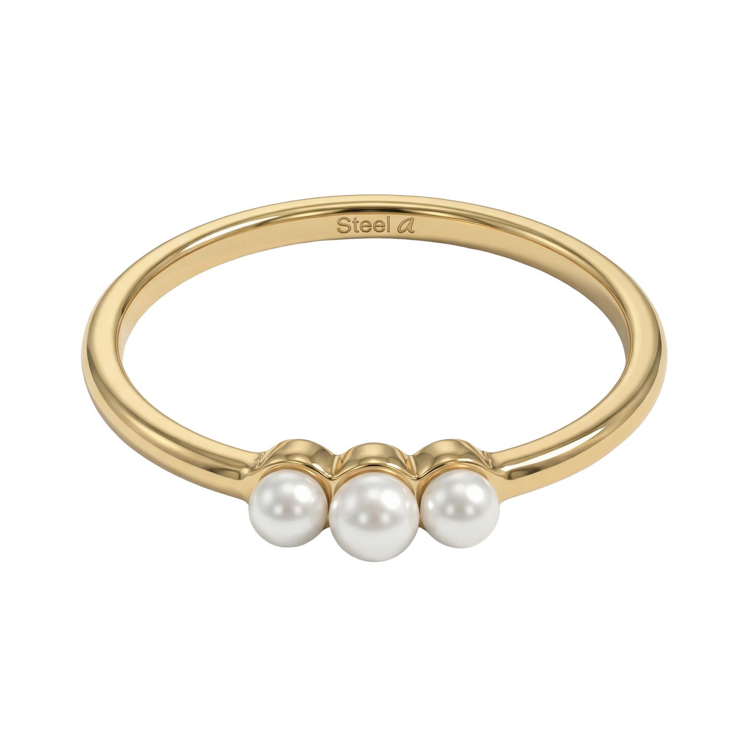Amor Fingerring mit Glasperle