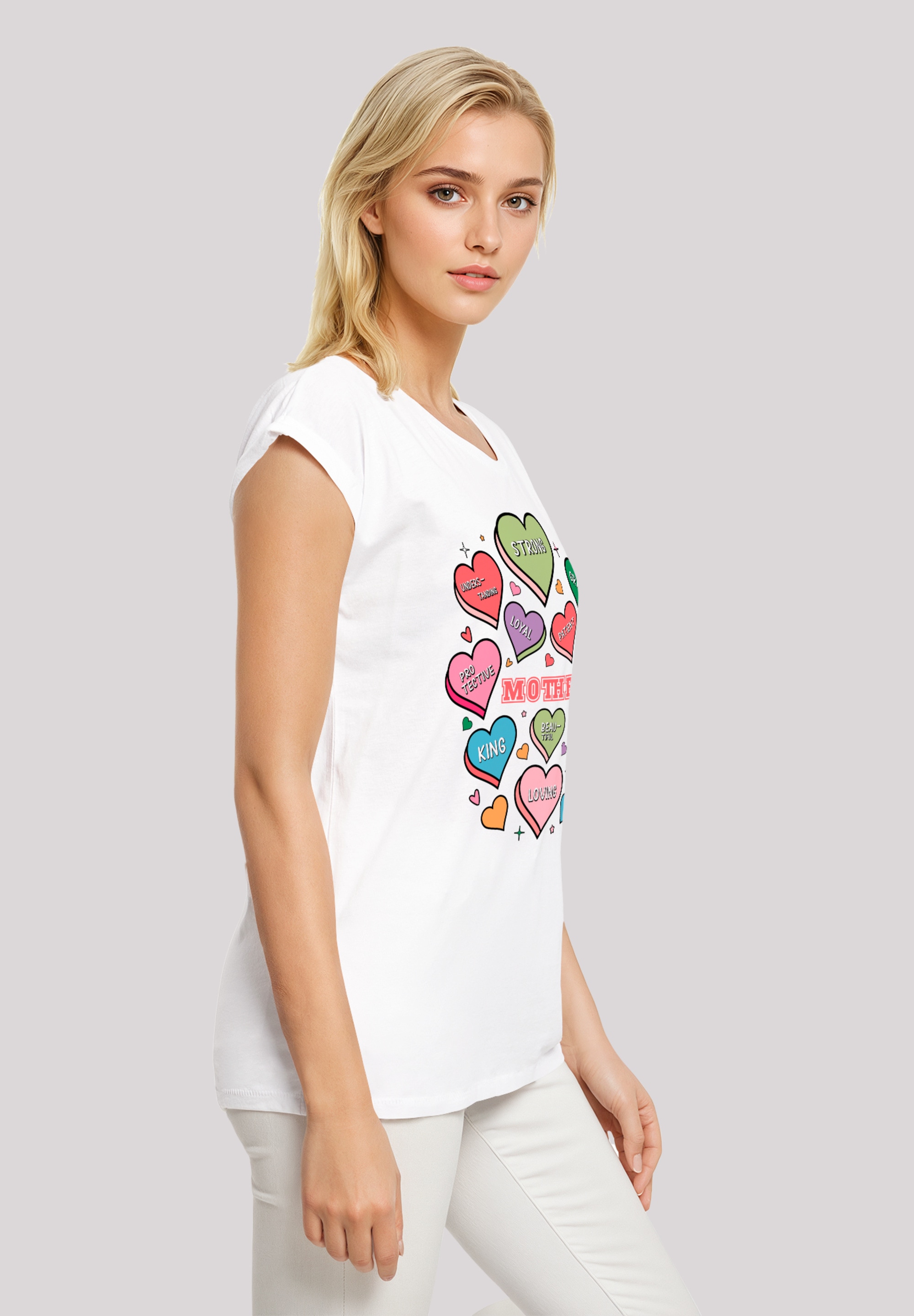 F4NT4STIC T-Shirt »Muttertag Mama Herzen«, Premium Qualität