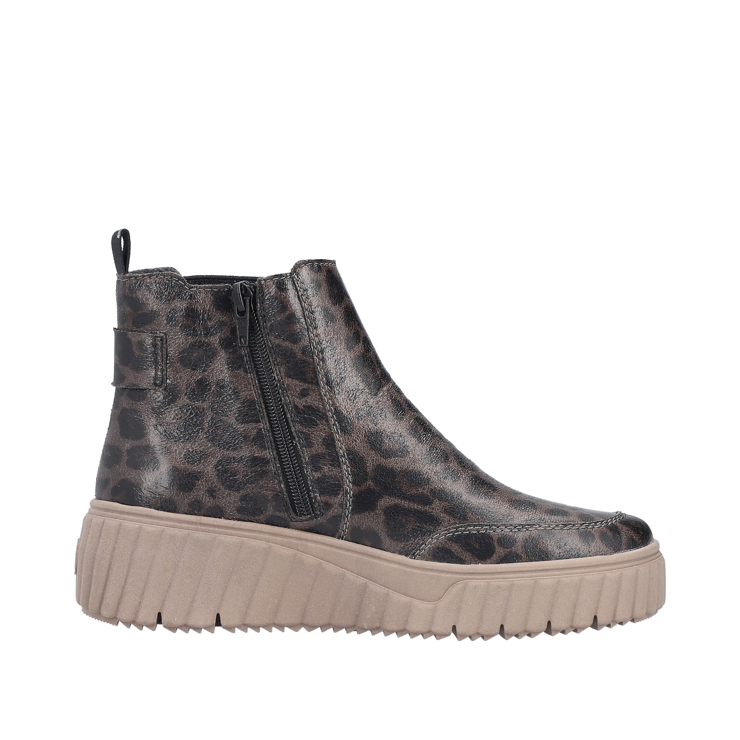 Rieker Chelseaboots  Plateaustiefelette, Casual-Boots mit seitlichem Stretcheinsatz