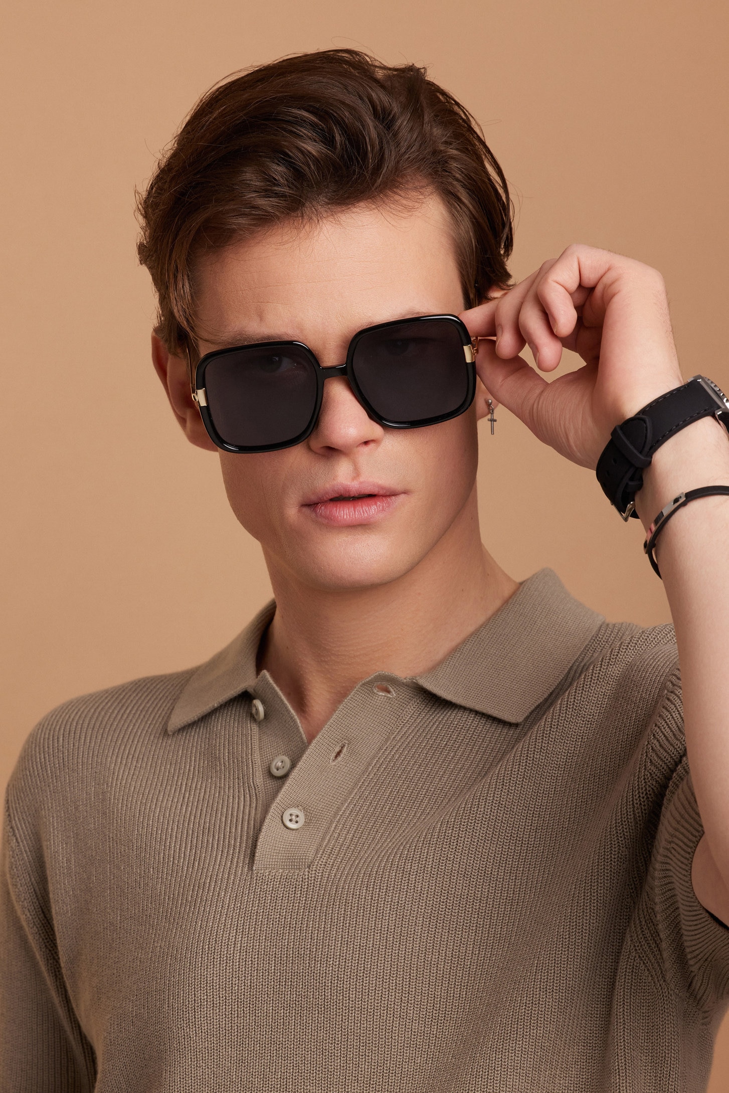 PHILIPP BLANC Sonnenbrille »PA03-01« Glass 0.74MM Polarized Lens UV400，CAT3.0