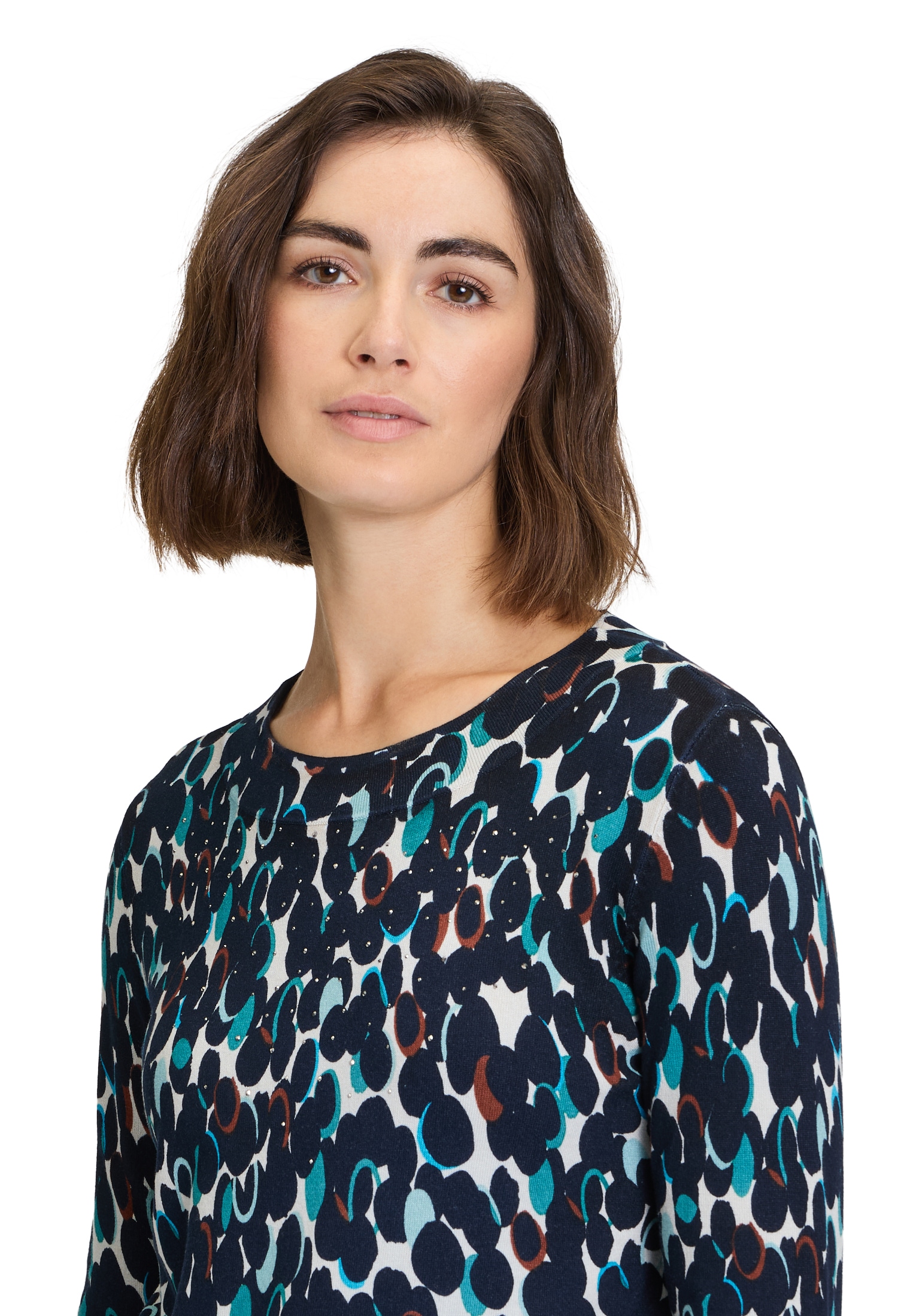 Betty Barclay Strickpullover »Betty Barclay Feinstrickpullover langarm«, (1 tlg.), Hotfix