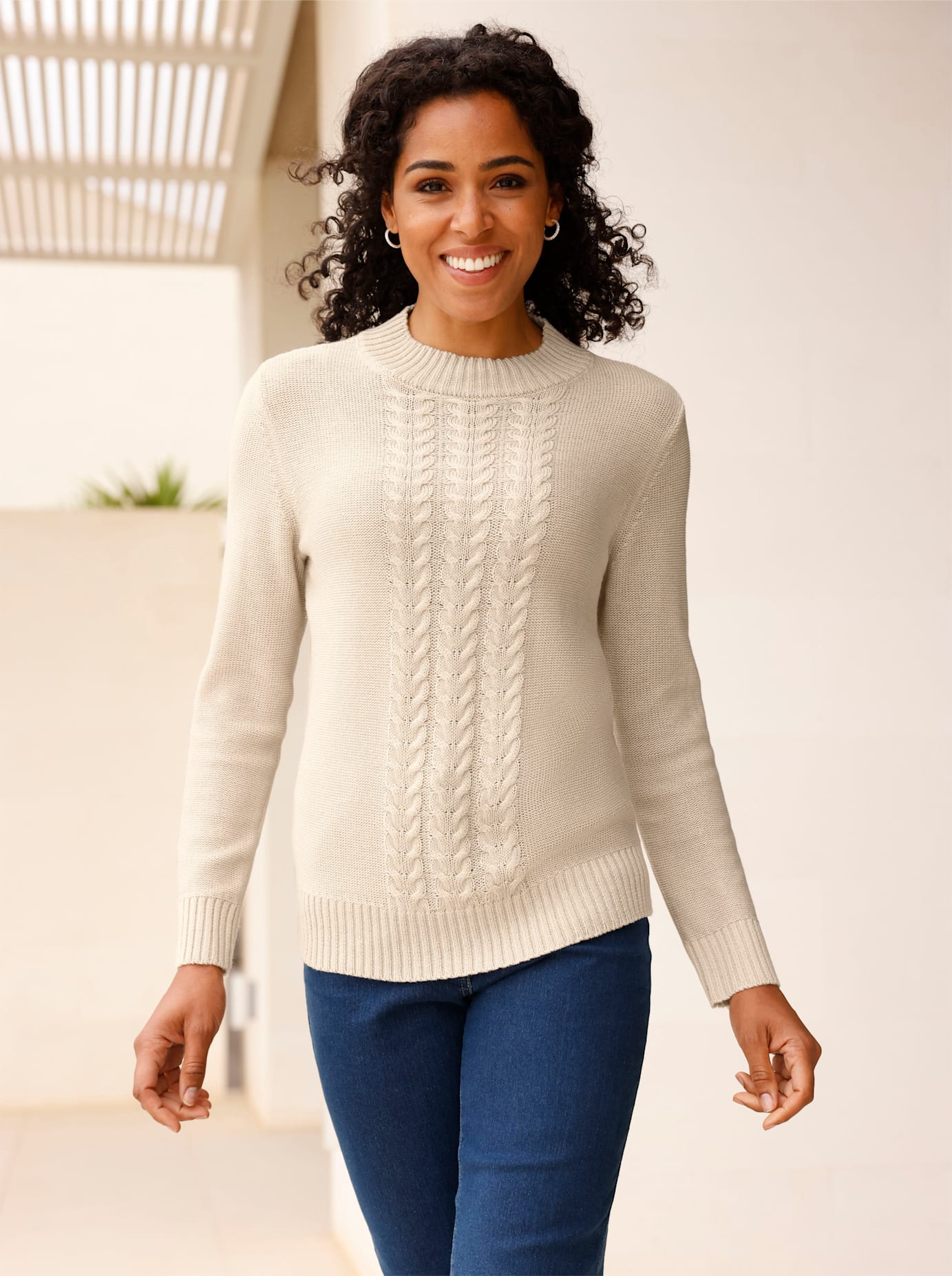 Classic Basics Stehkragenpullover "Stehkragen-Pullover"