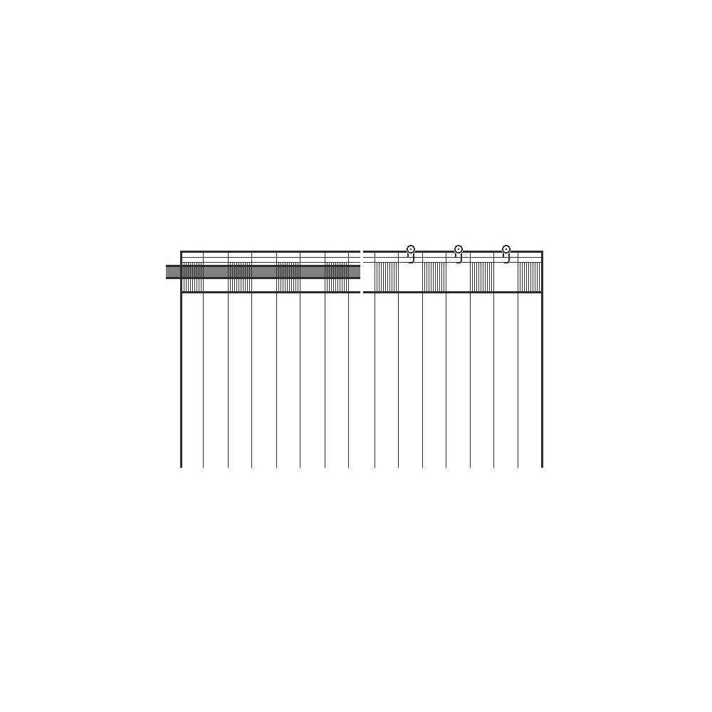 Neutex for you! Vorhang »Kiss«, (1 St.), Schal mit verdeckten Schlaufen, Breite 142 cm, nach Maß