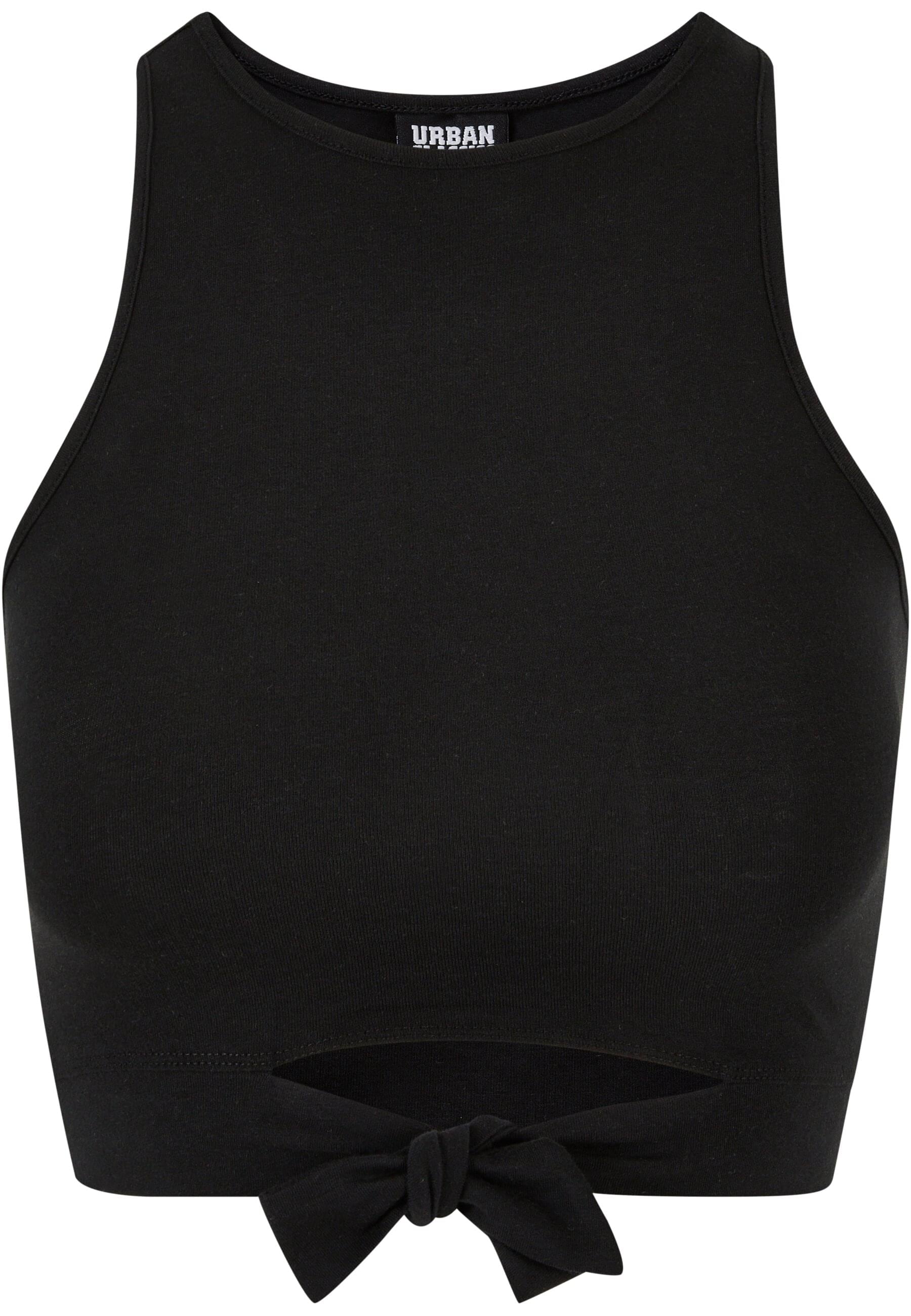 URBAN CLASSICS Muskelshirt "Urban Classics Damen Ladies Cropped Knot Top" 1 günstig online kaufen
