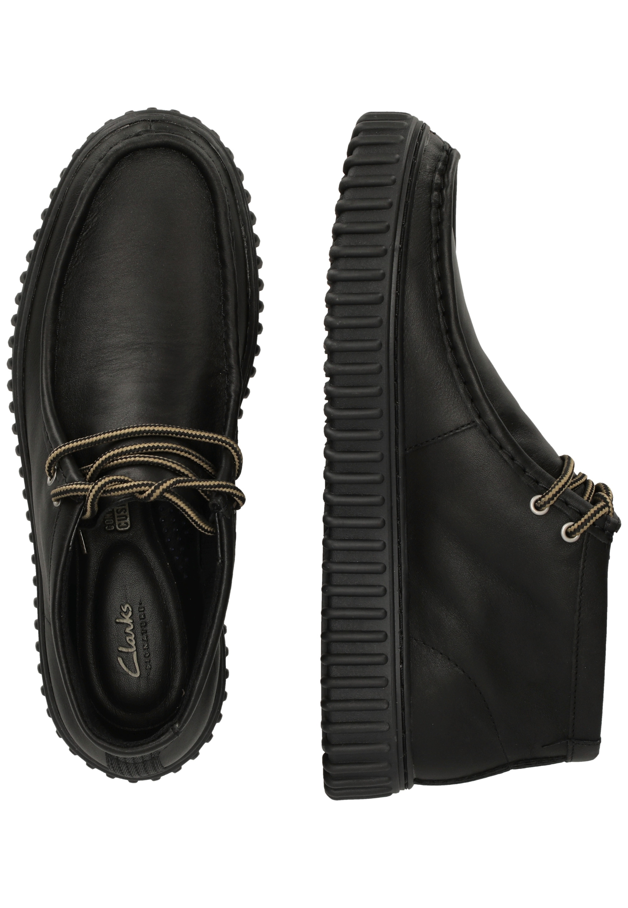 Clarks Schnürschuh »Torhill Hi«  mit gefüttertem Innenleben