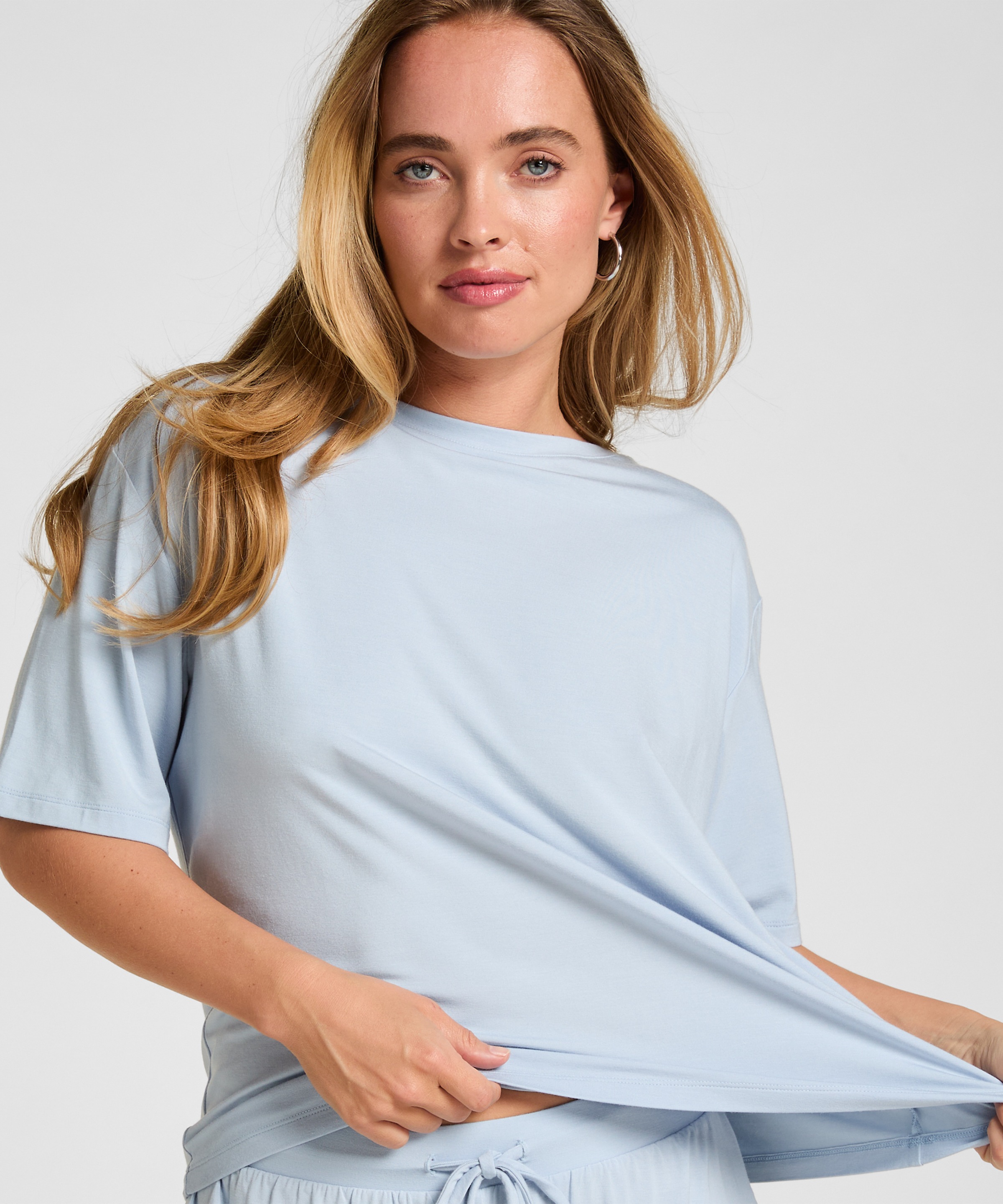 Hunkemöller Pyjama "Pyjama Oberteil Jersey Kurzarm"