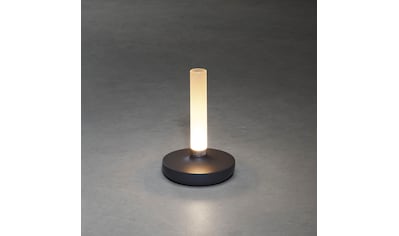 LED Tischleuchte »Biarritz«, Biarritz USB-Tischvase dunkelgrau, 1800/2700/4000K, dimmbar