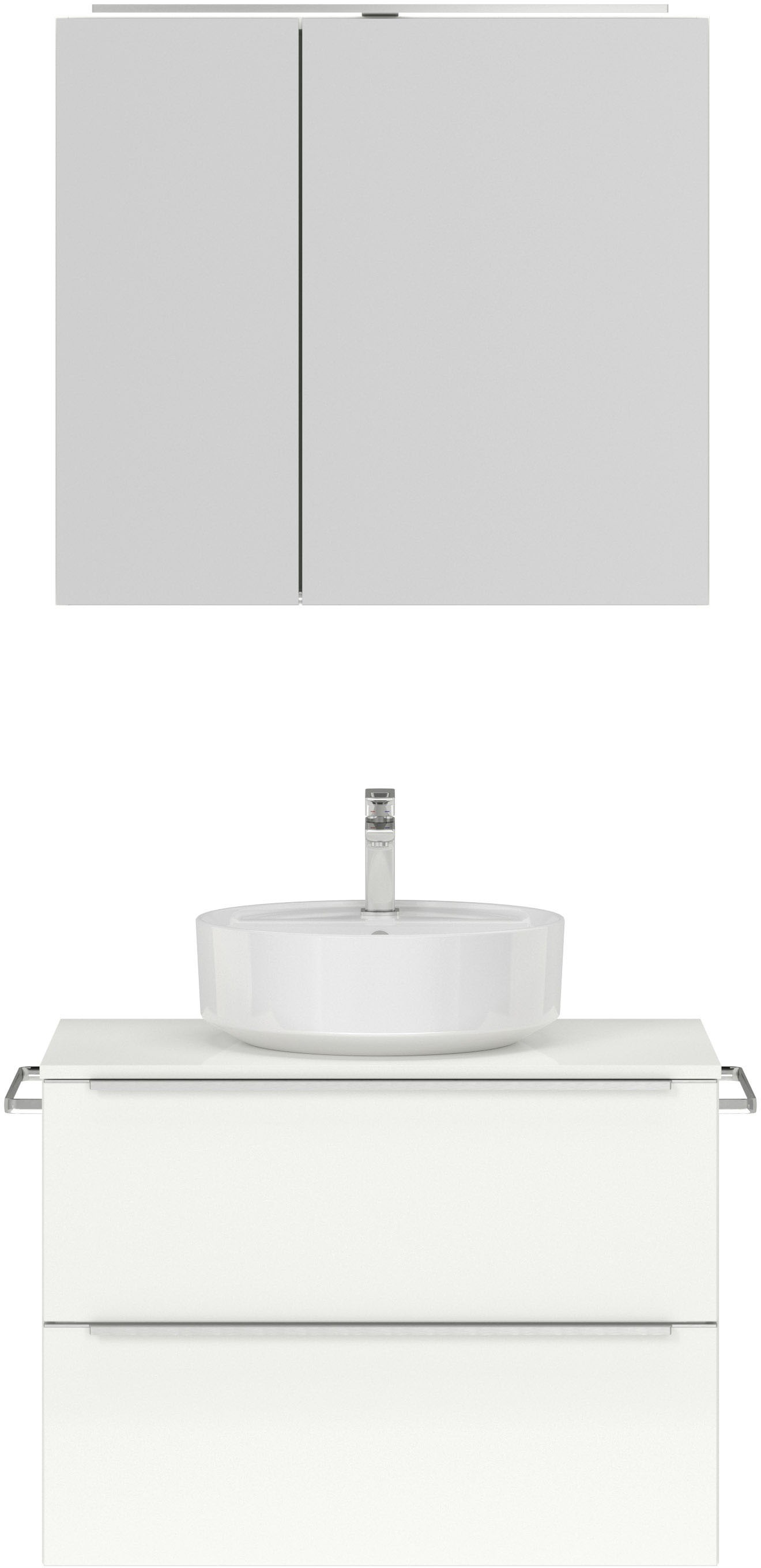 nobilia Badmöbel-Set "Alvene" vormontiert, mit Soft-Close, 2 Stk. tlg. günstig online kaufen