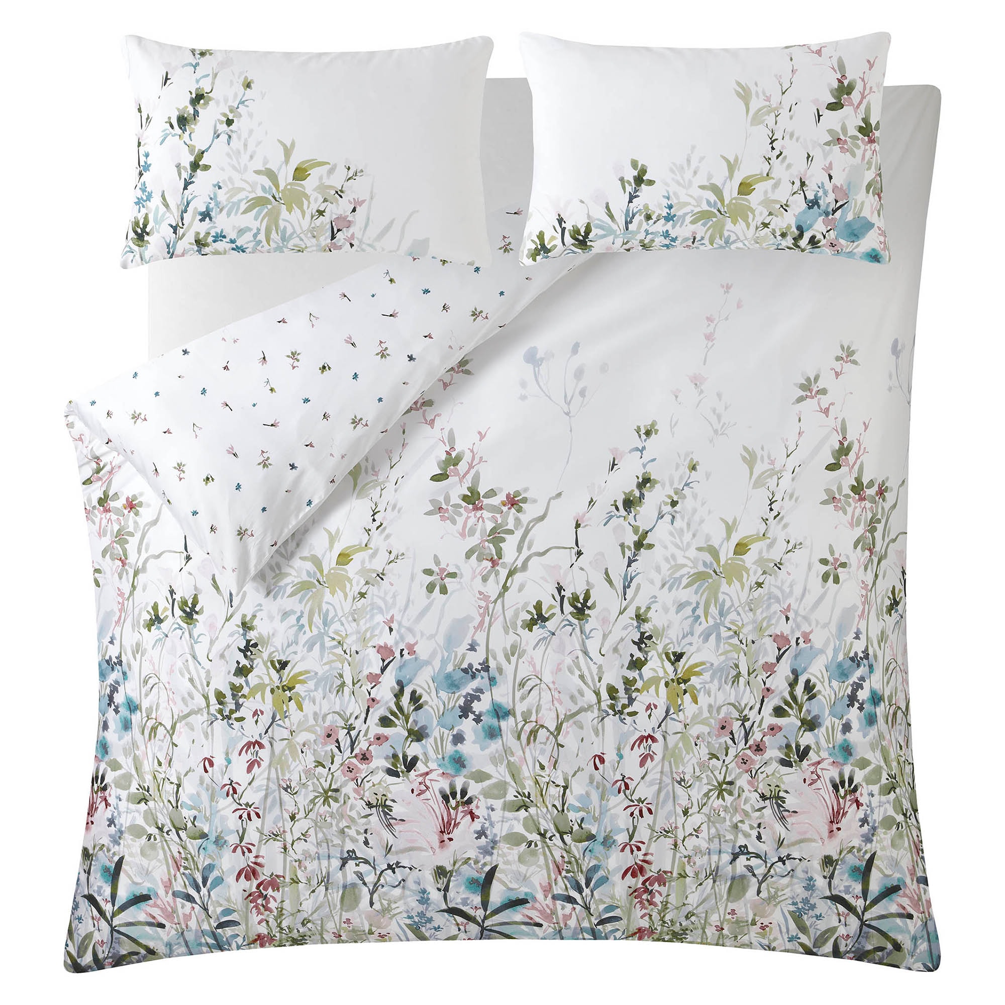LAURA ASHLEY Wendebettwäsche "Point of Fields, aus Baumwoll-Satin," 3 tlg. günstig online kaufen