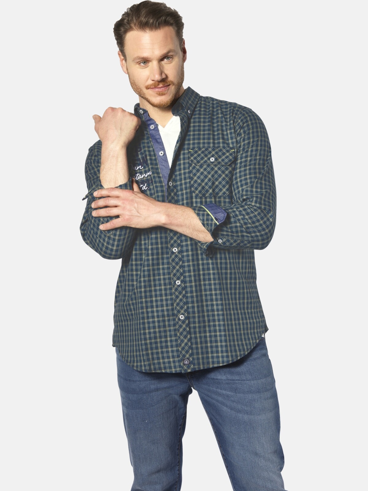 Jan Vanderstorm Karohemd "Hemd PERTAVIN" günstig online kaufen