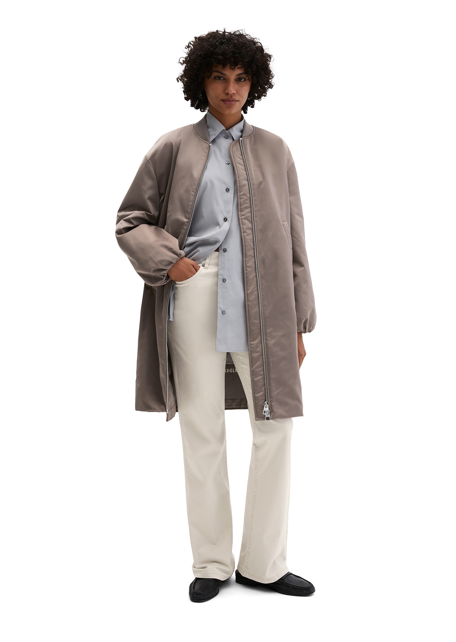 Marc O'Polo Kurzmantel »aus recyceltem Polyester-Twill«