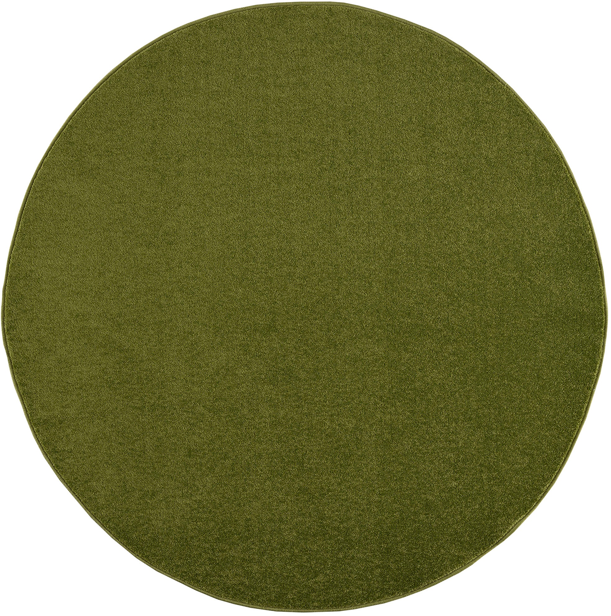 Sanat Teppich "Uni" rund 13 mm Höhe robuster Kurzflorteppich, große Farbaus günstig online kaufen