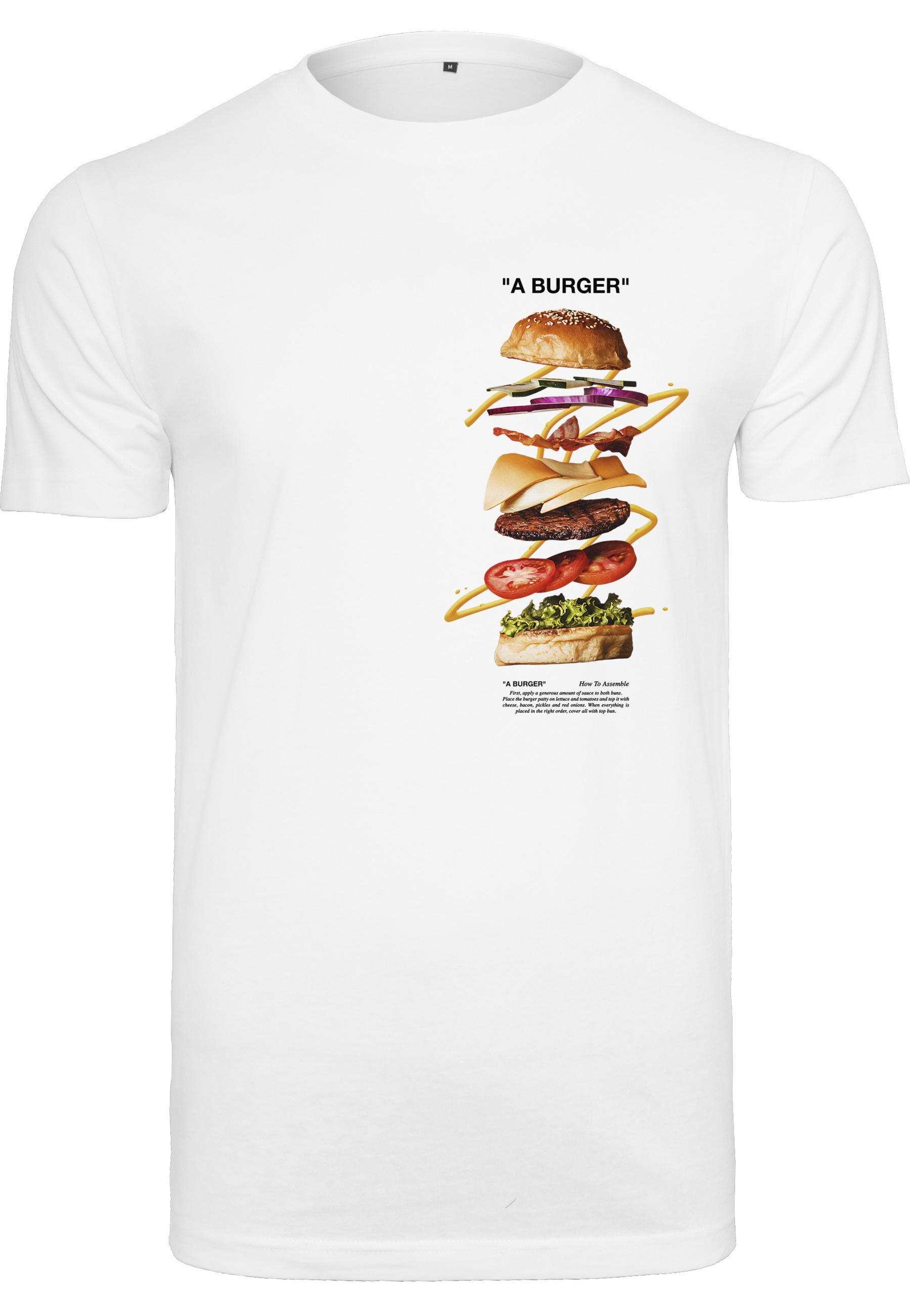 MisterTee T-Shirt "MisterTee Herren A Burger Tee" 1