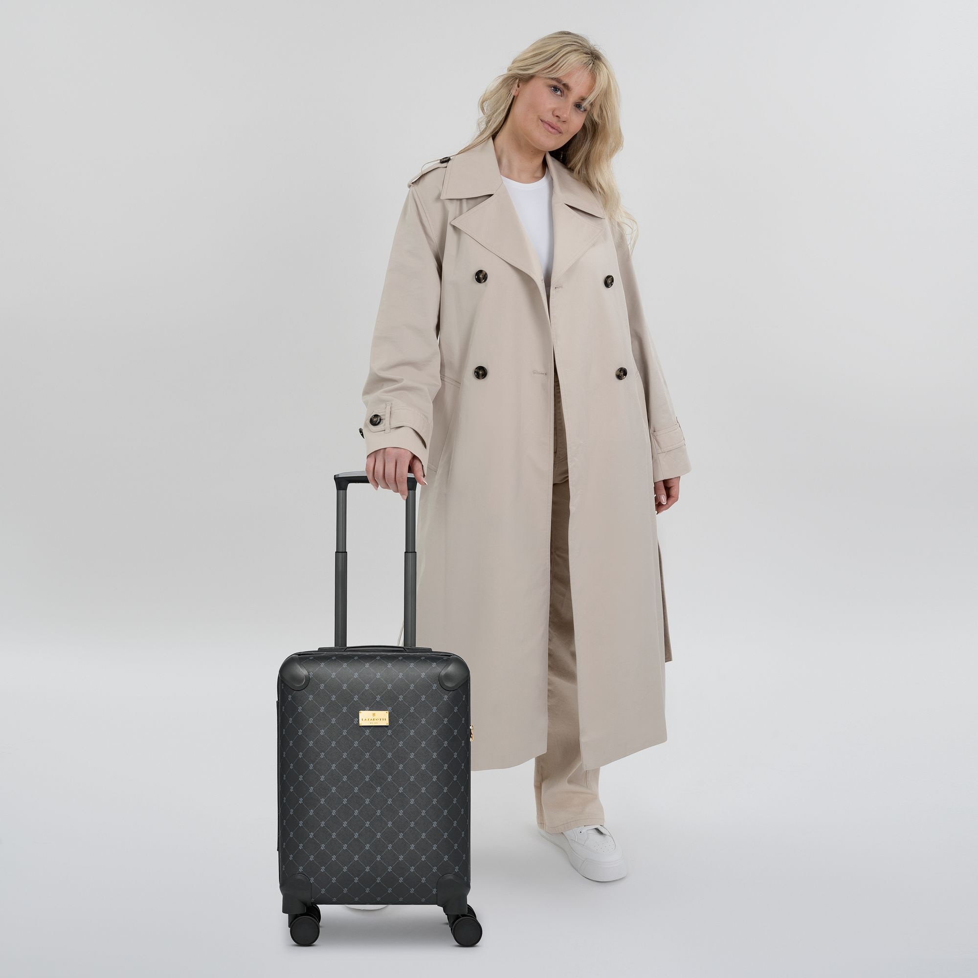 Lazarotti Trolley »Palermo 4 Rollen Kabinentrolley S 55 cm« 45 l
