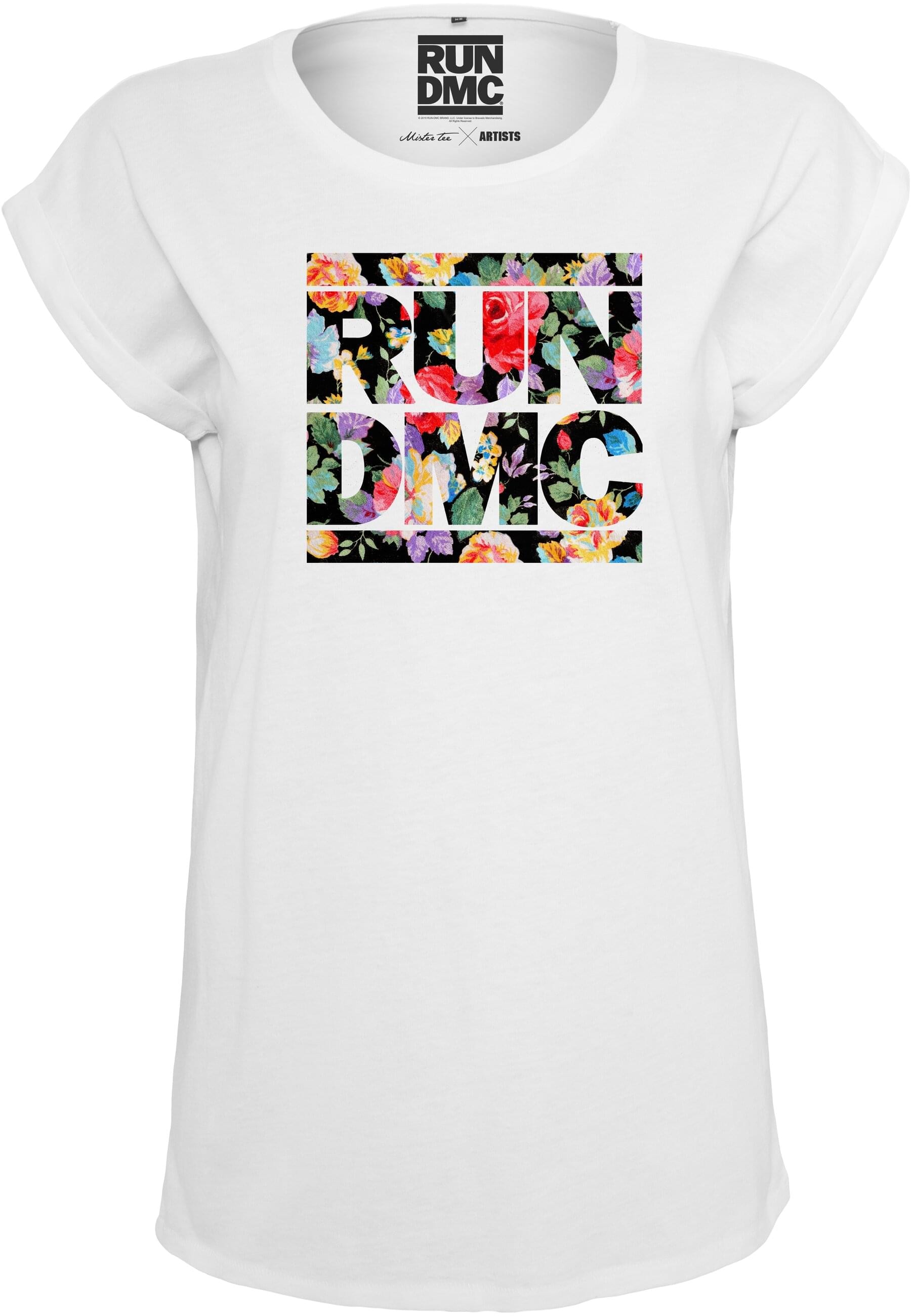 MisterTee T-Shirt "MisterTee Damen Ladies RUN DMC Floral Tee" 1 Stk. tlg. günstig online kaufen