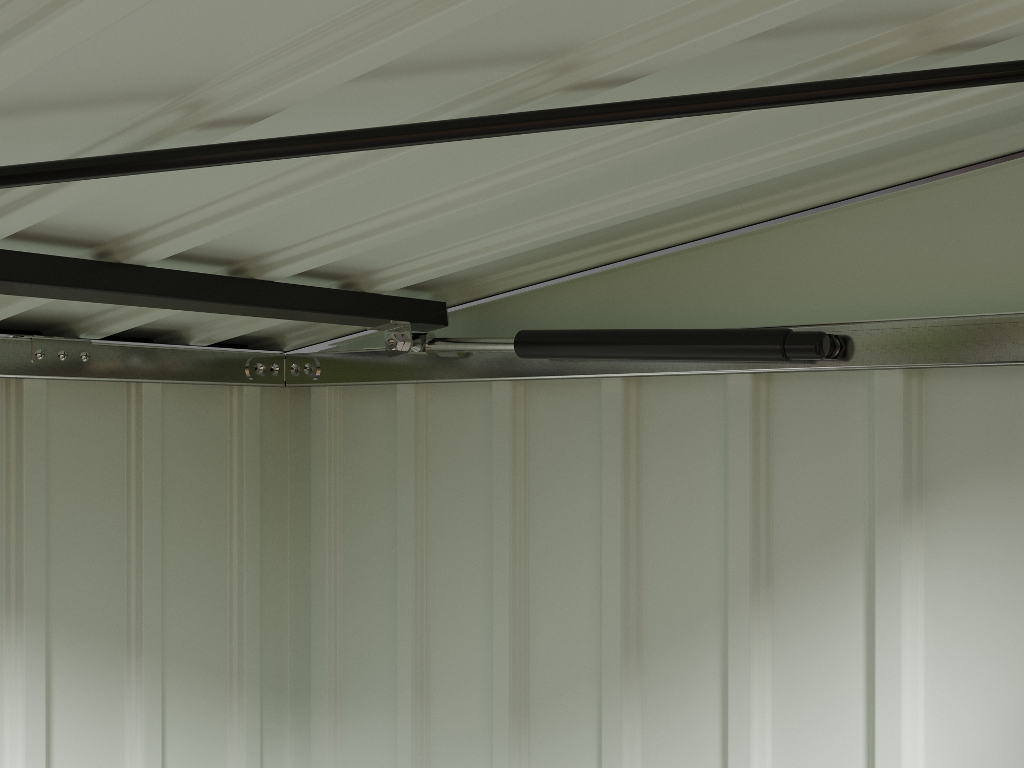 KONIFERA Mülltonnenbox »Fahrradbox aus Metall«