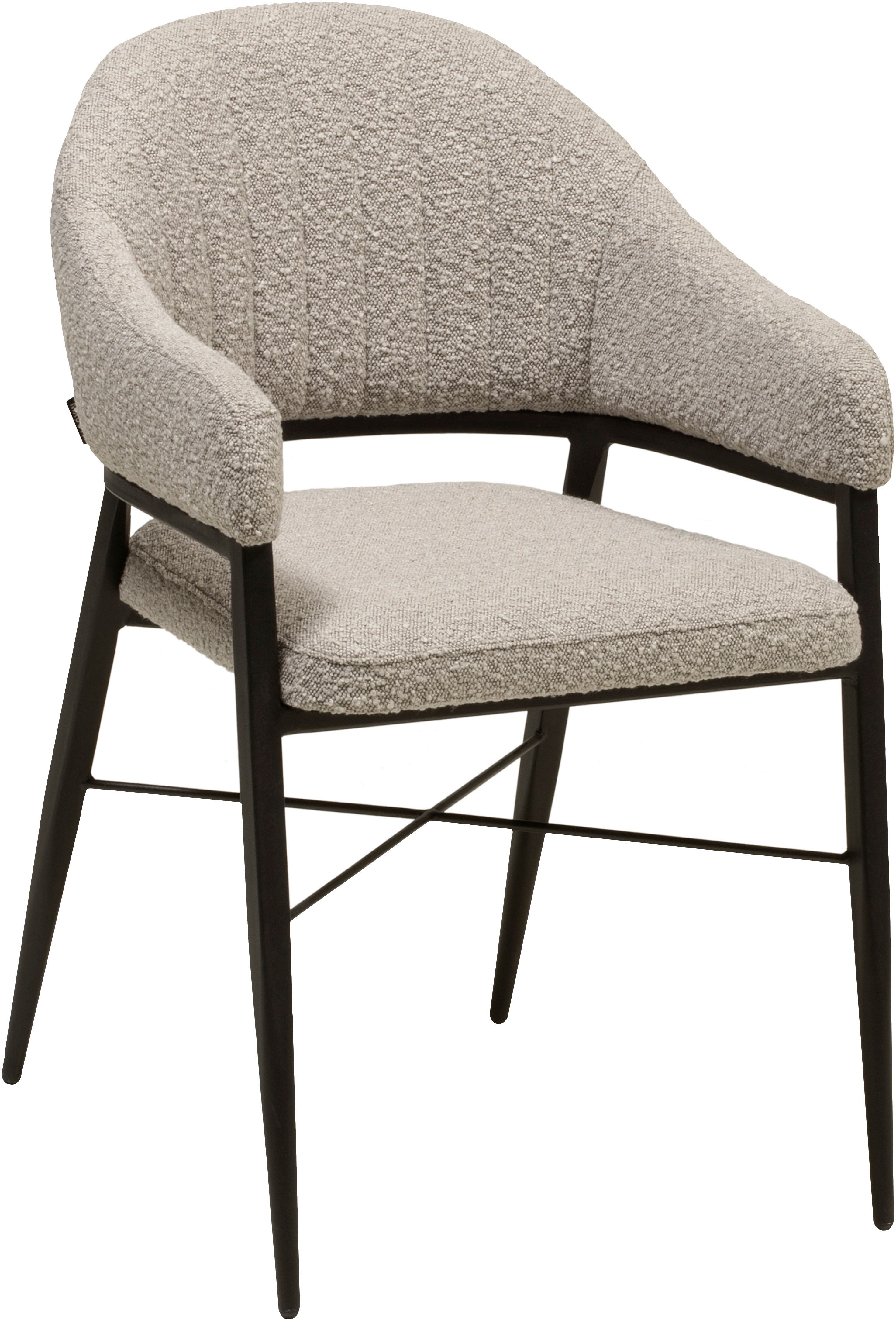 Thumbnail - OMG Design Armlehnstuhl "Roma" (Set) 2 Stk.bequemer Esszimmerstuhl, Polsterstuhl mit Bouclé Bezug