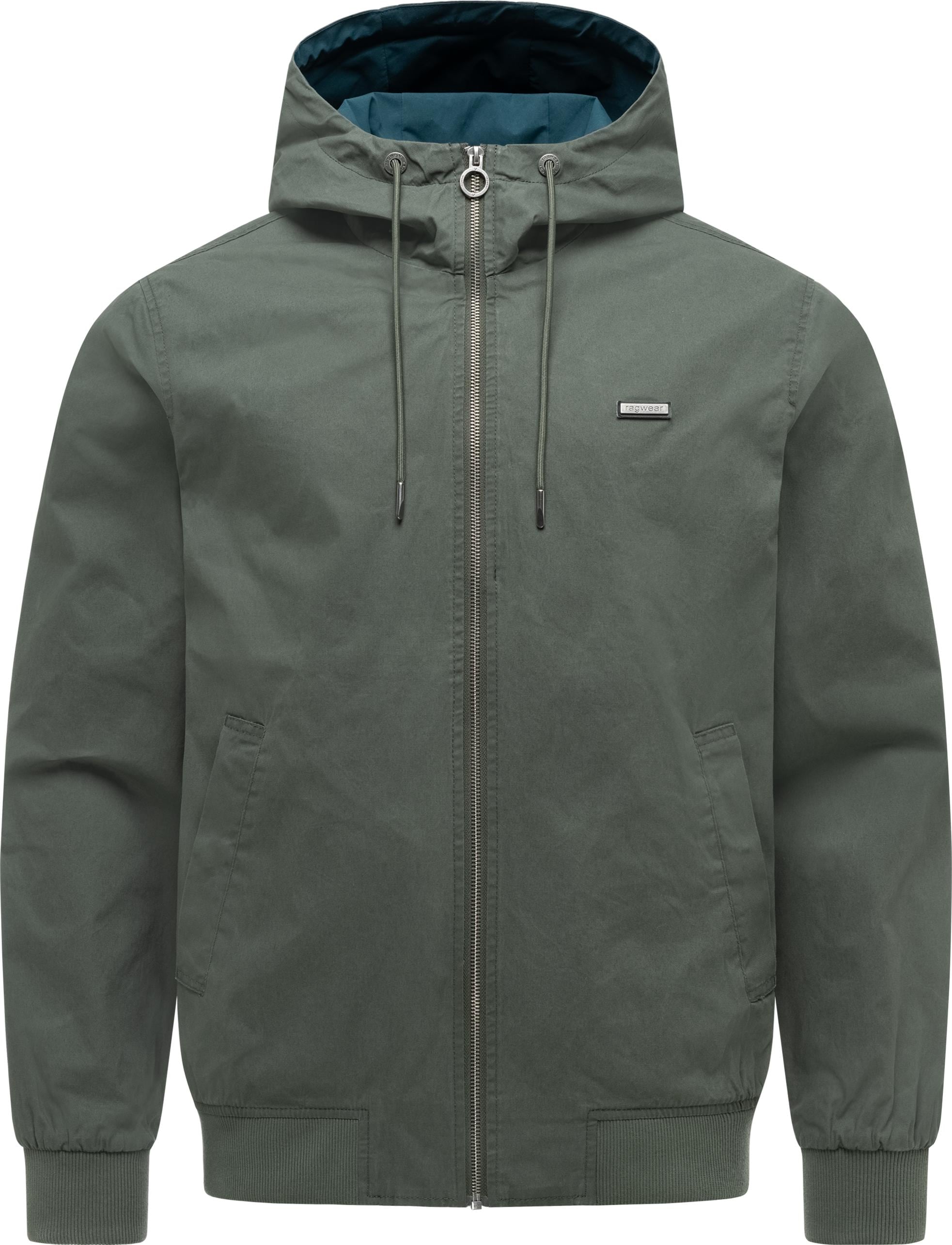 Ragwear Outdoorjacke "Stewie Vintage" mit Kapuze stylische Herren Übergangsjacke mit großer Kapuze