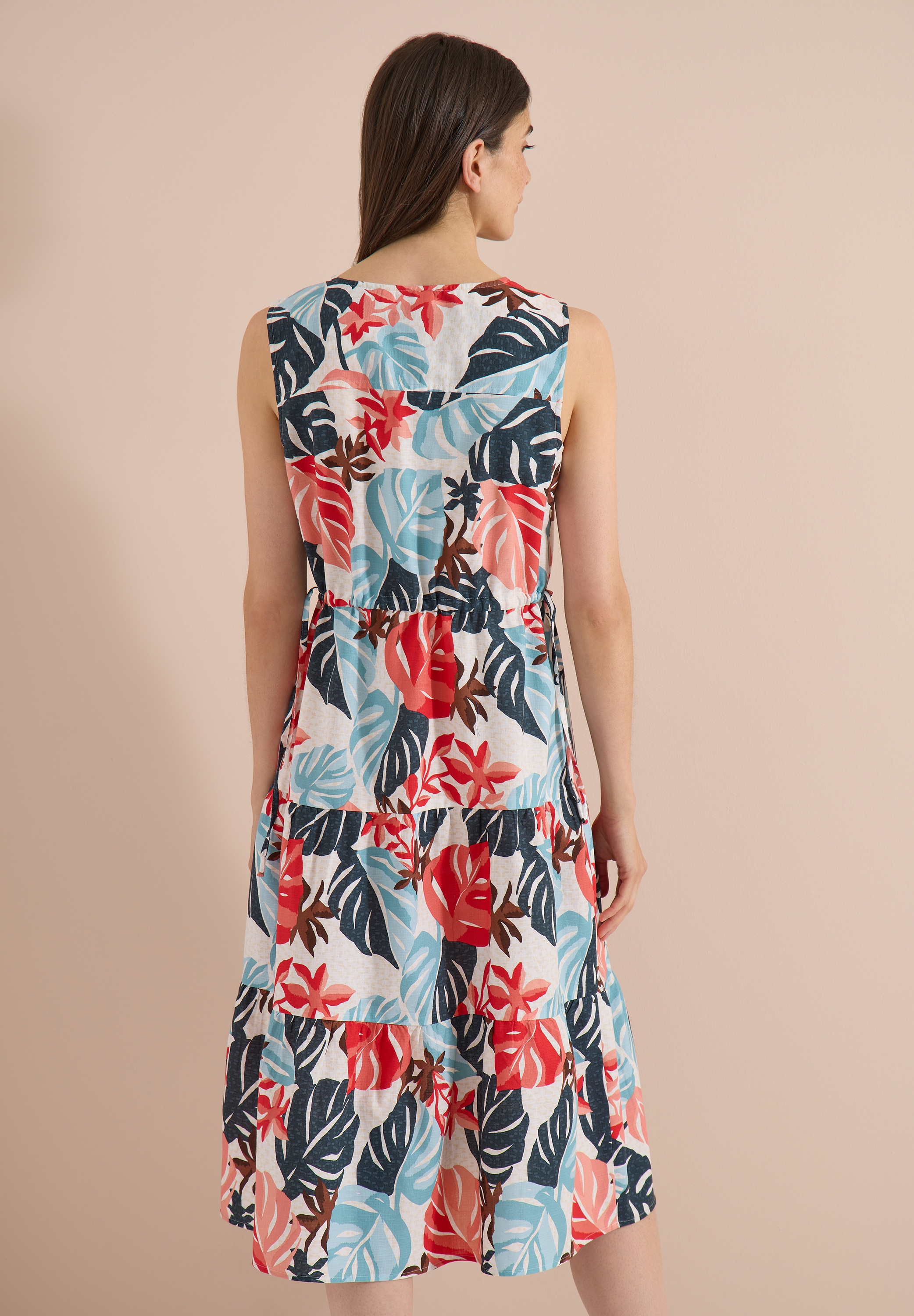 Cecil Midikleid Ohne Taschen mit allover Print