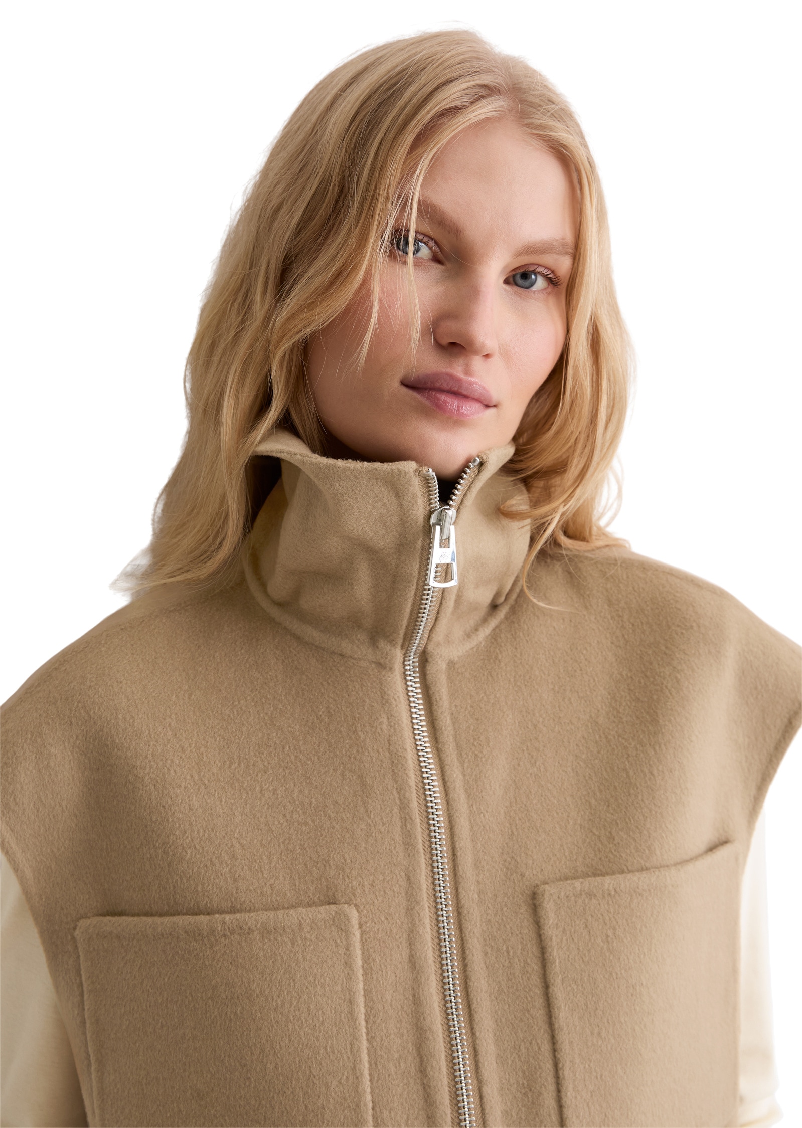 Marc O'Polo Steppweste »aus edlem Woll-Doubleface«