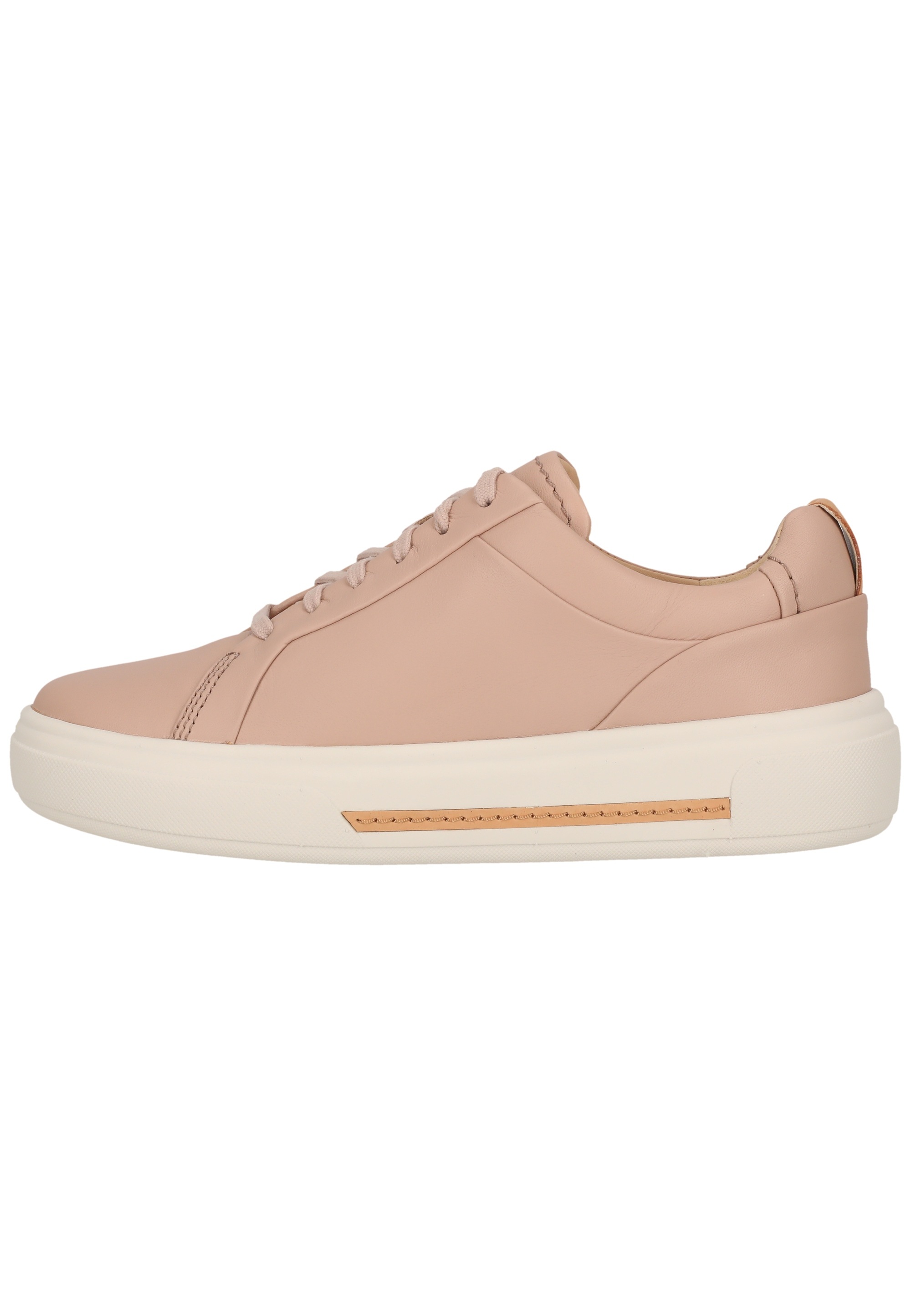 Clarks Sneaker »Hollyhock Walk Rose Leather«  mit gepolstertem Fußbett