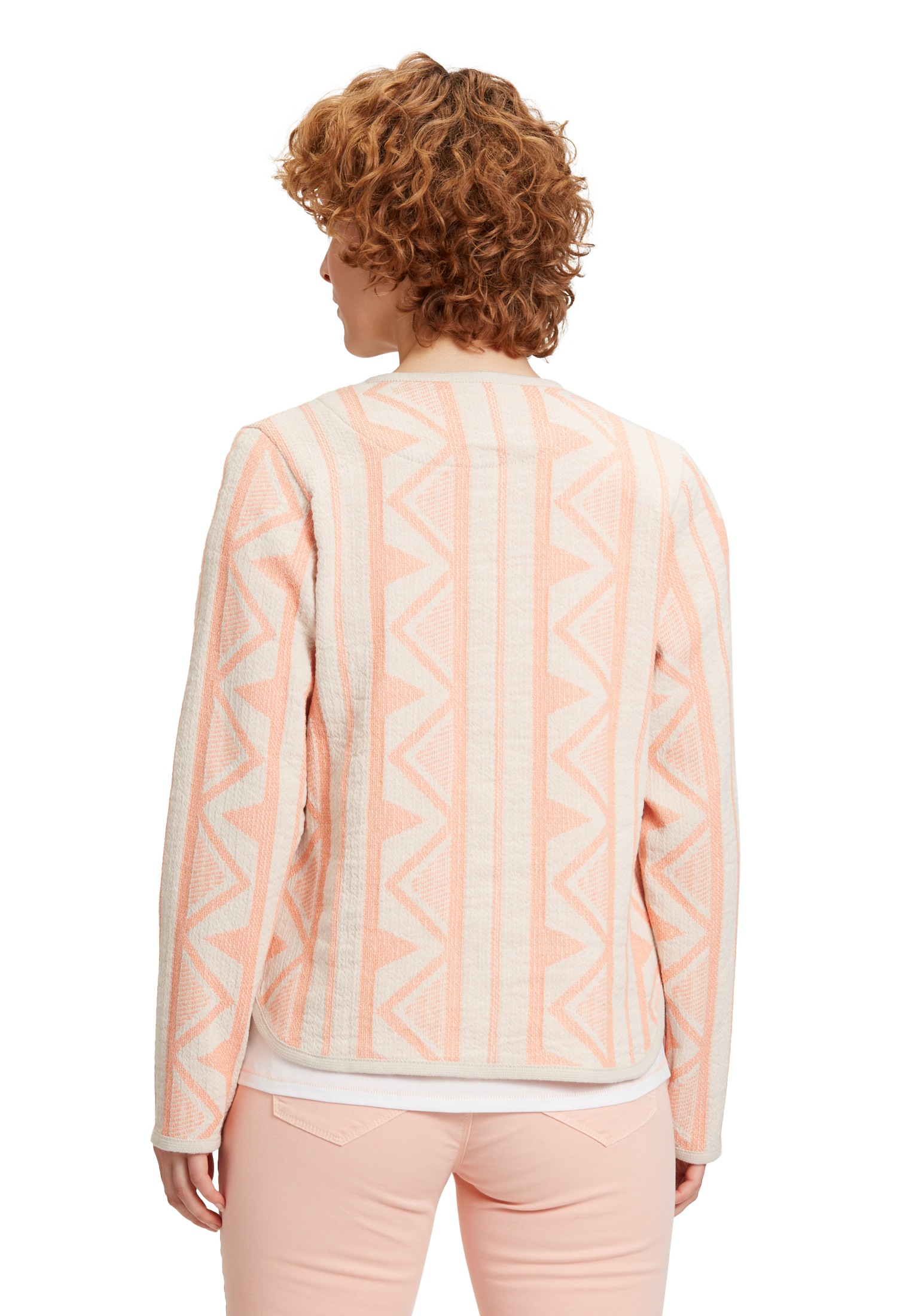 Cartoon Jackenblazer »Cartoon Blazer-Jacke mit Muster«, Material