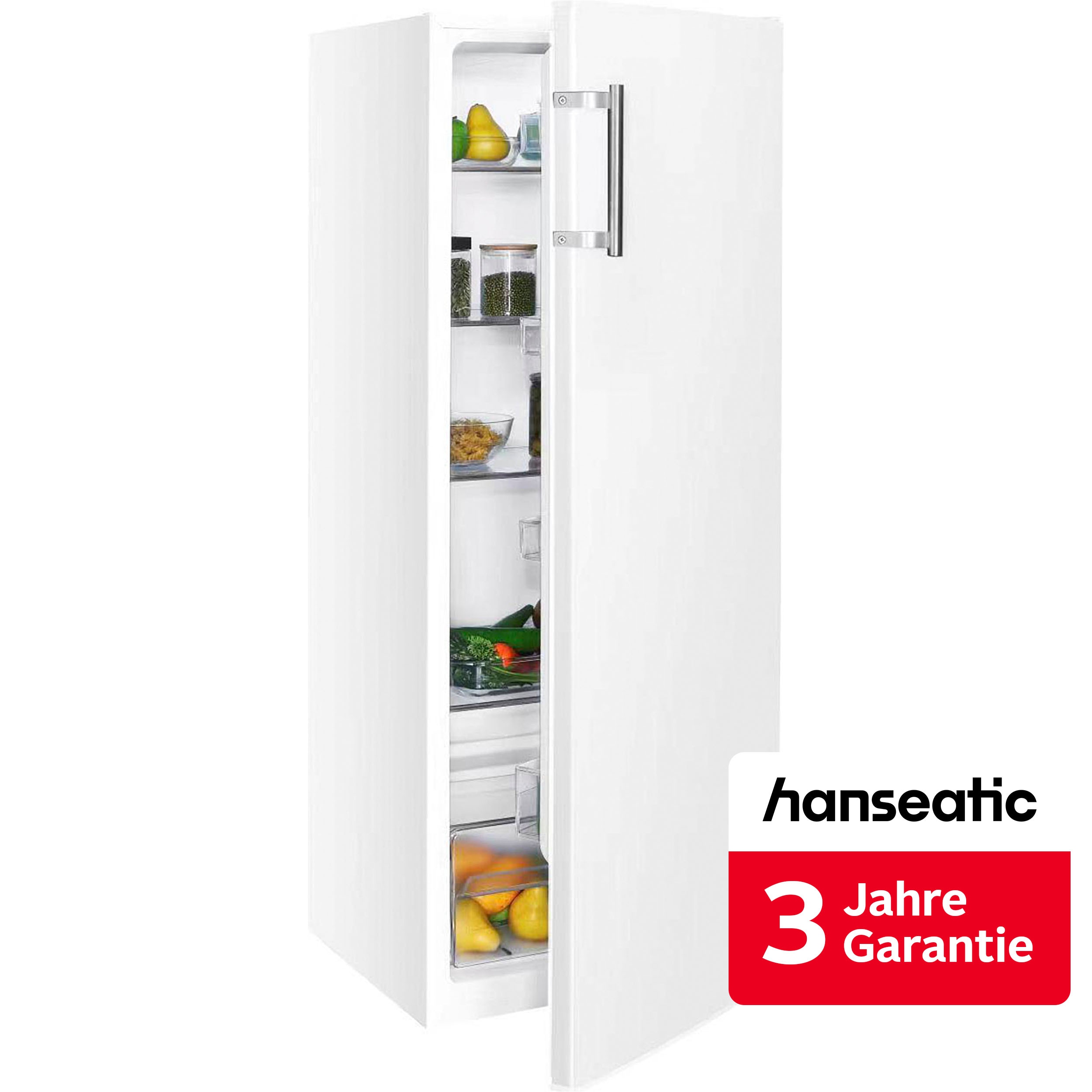 Hanseatic Kühlschrank "HKS14355EW" 142,6 cm hoch 54,4 cm breit inkl. 3 Jahre Herstellergarantie