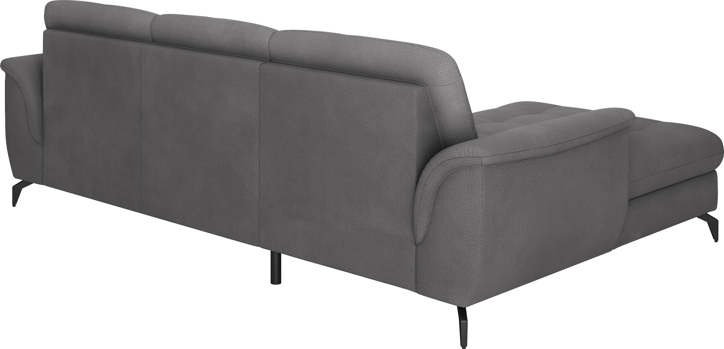 sit&more Ecksofa »Zora L-Form«, wahlweise mit Bettfunktion und Bettkasten
