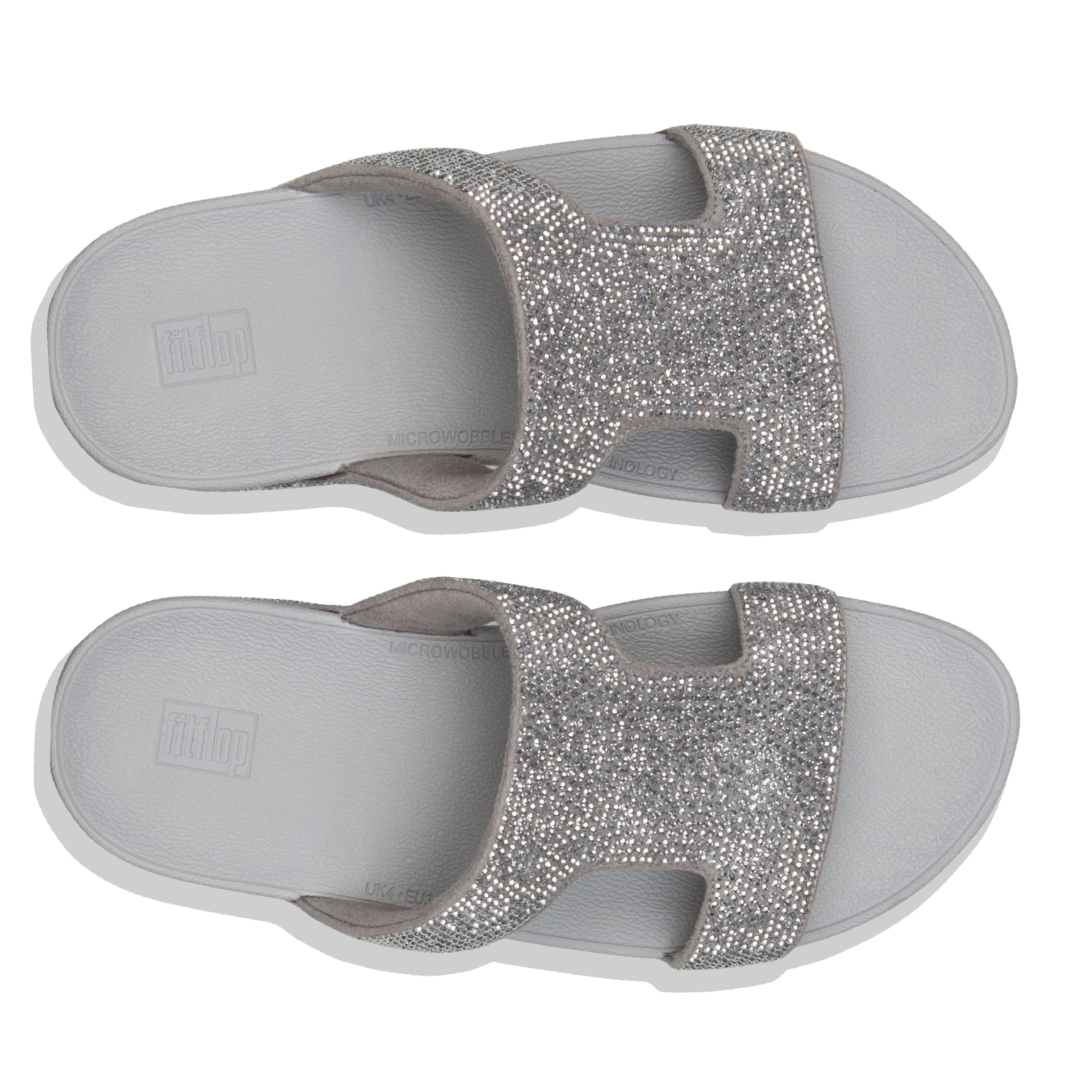 Fitflop Pantolette "MARLI", Sommerschuh, Strandschuh, Sandale, Flats mit Gl günstig online kaufen