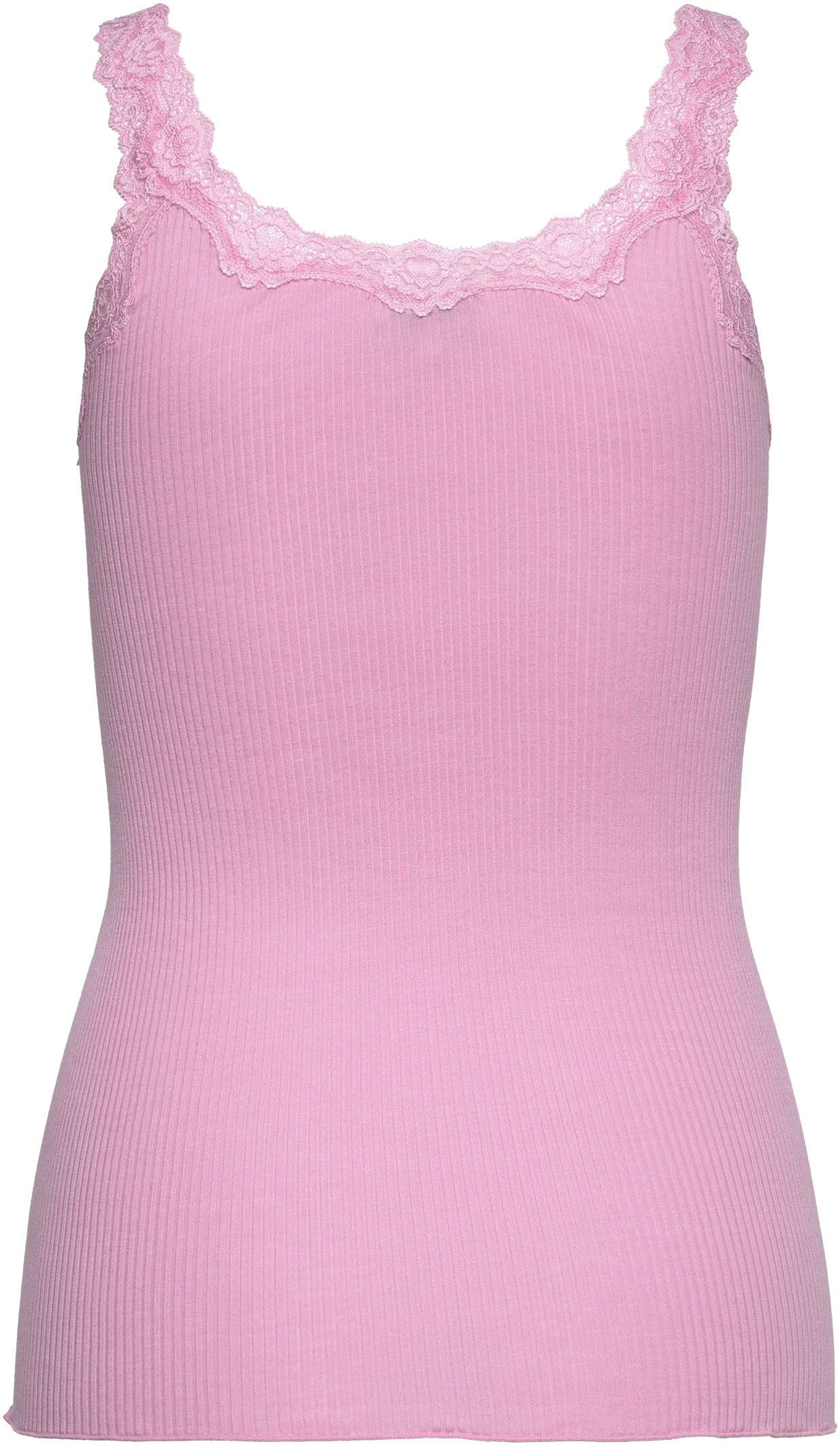 rosemunde Tanktop "Babette Silk Top" umgedrehter Vintage-Spitzenbesatz, fem günstig online kaufen