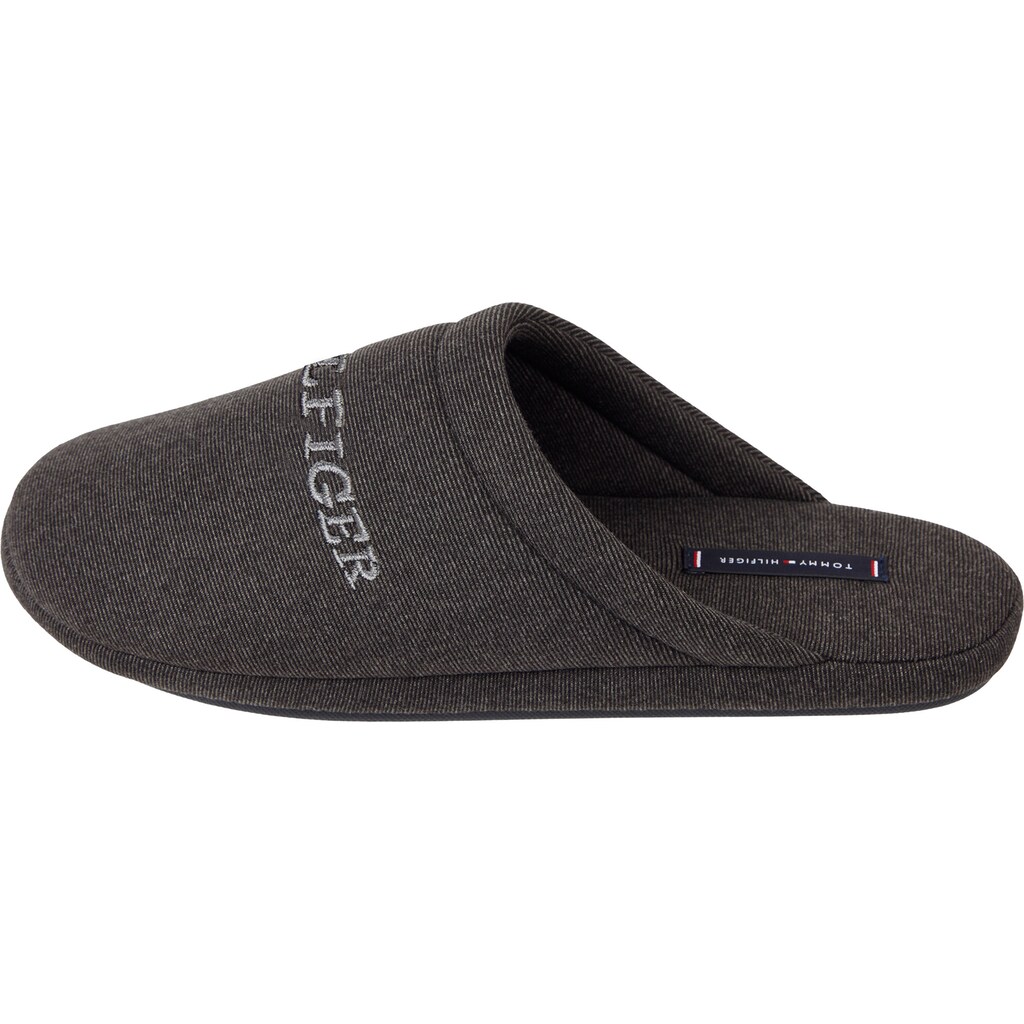 Tommy Hilfiger Pantoffel »FLEECE HILFIGER HOMESLIPPER«