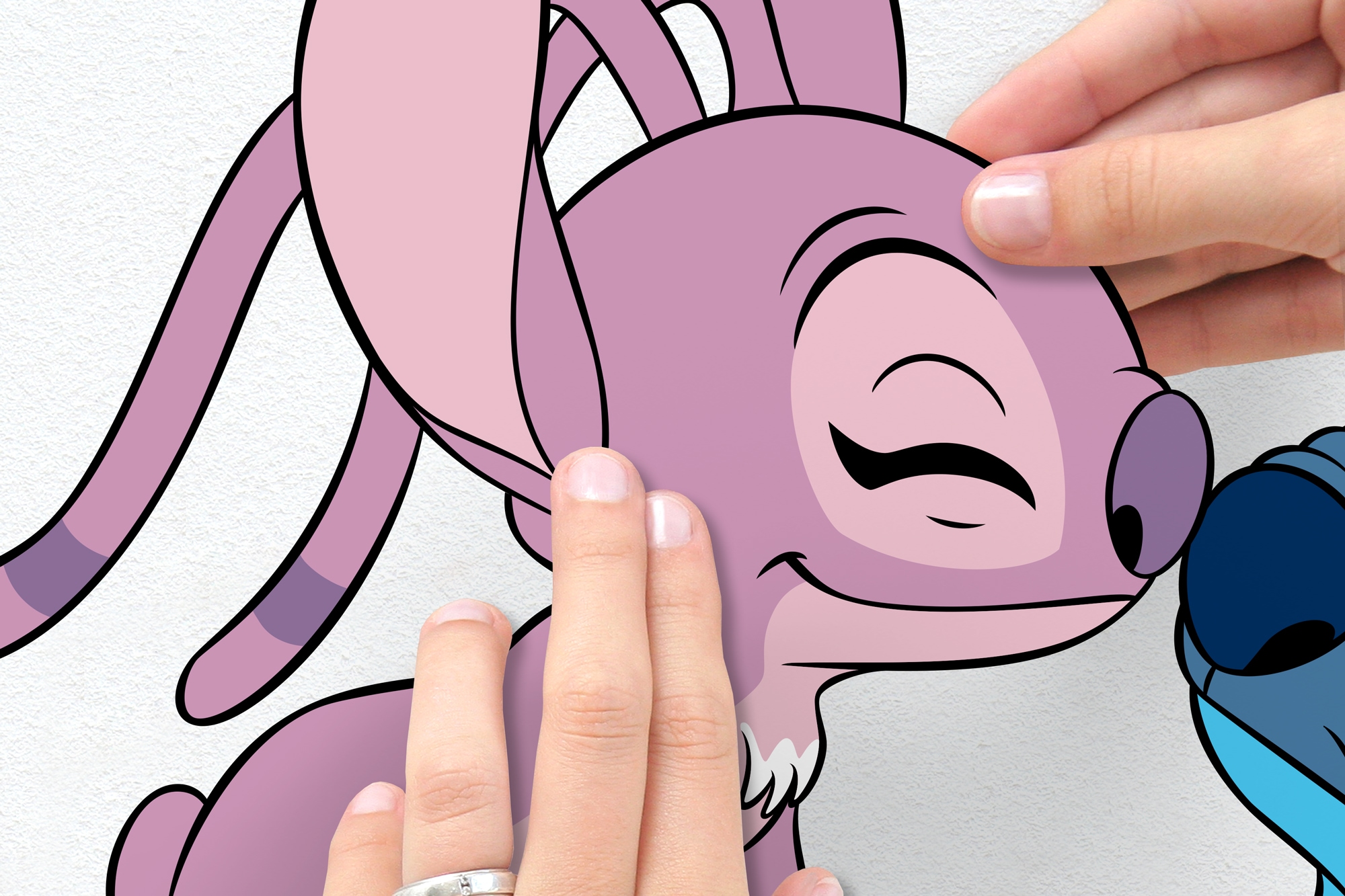 Komar Wandtattoo »Stitch and Angel Cutie - Größe 50 x 70 cm«, (22 St.), selbstklebend, Wandsticker, Kinderzimmer