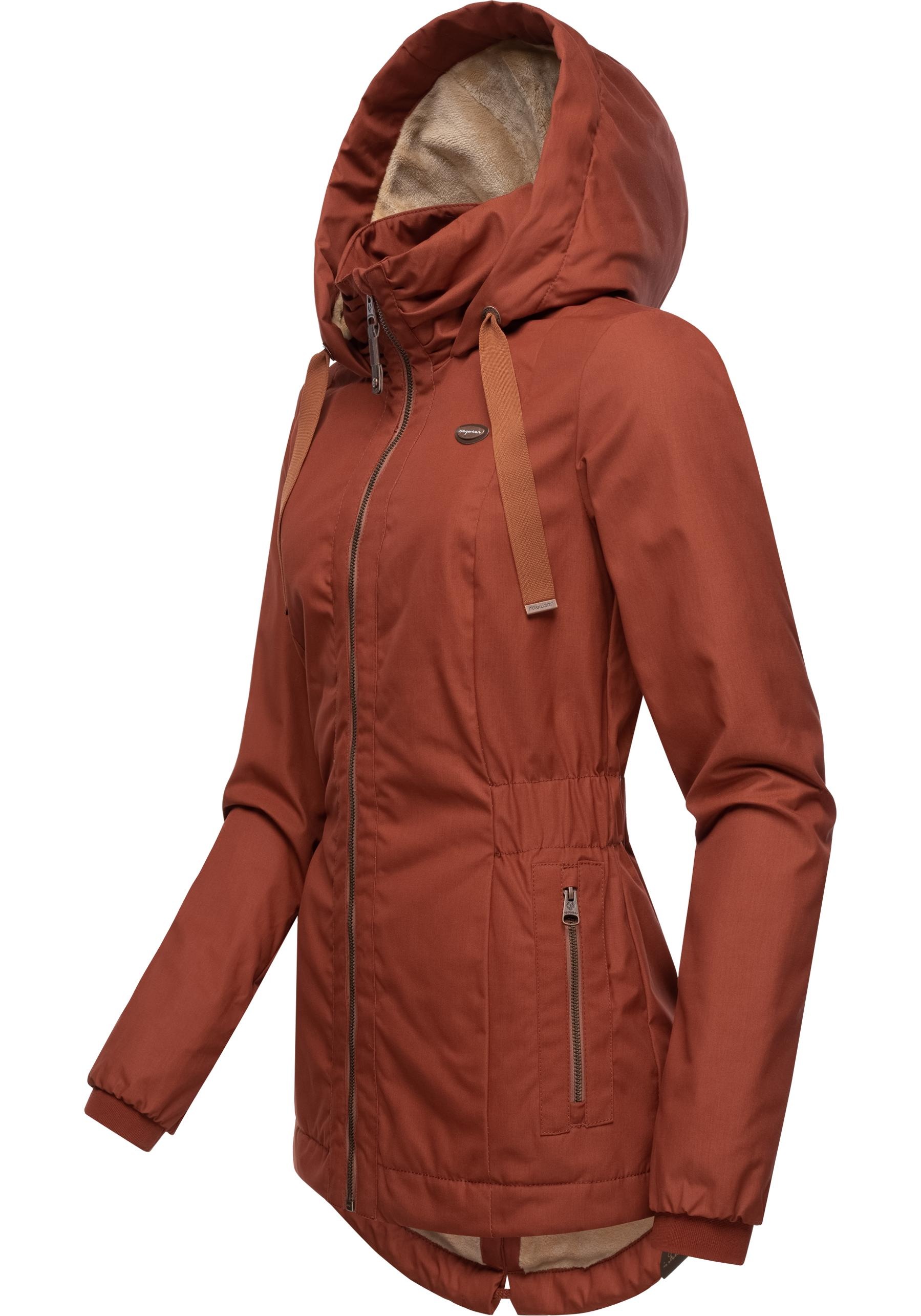 Ragwear Outdoorjacke »Varvarra«, mit Kapuze, stylische Übergangsjacke mit großer  Kapuze für bestellen | BAUR