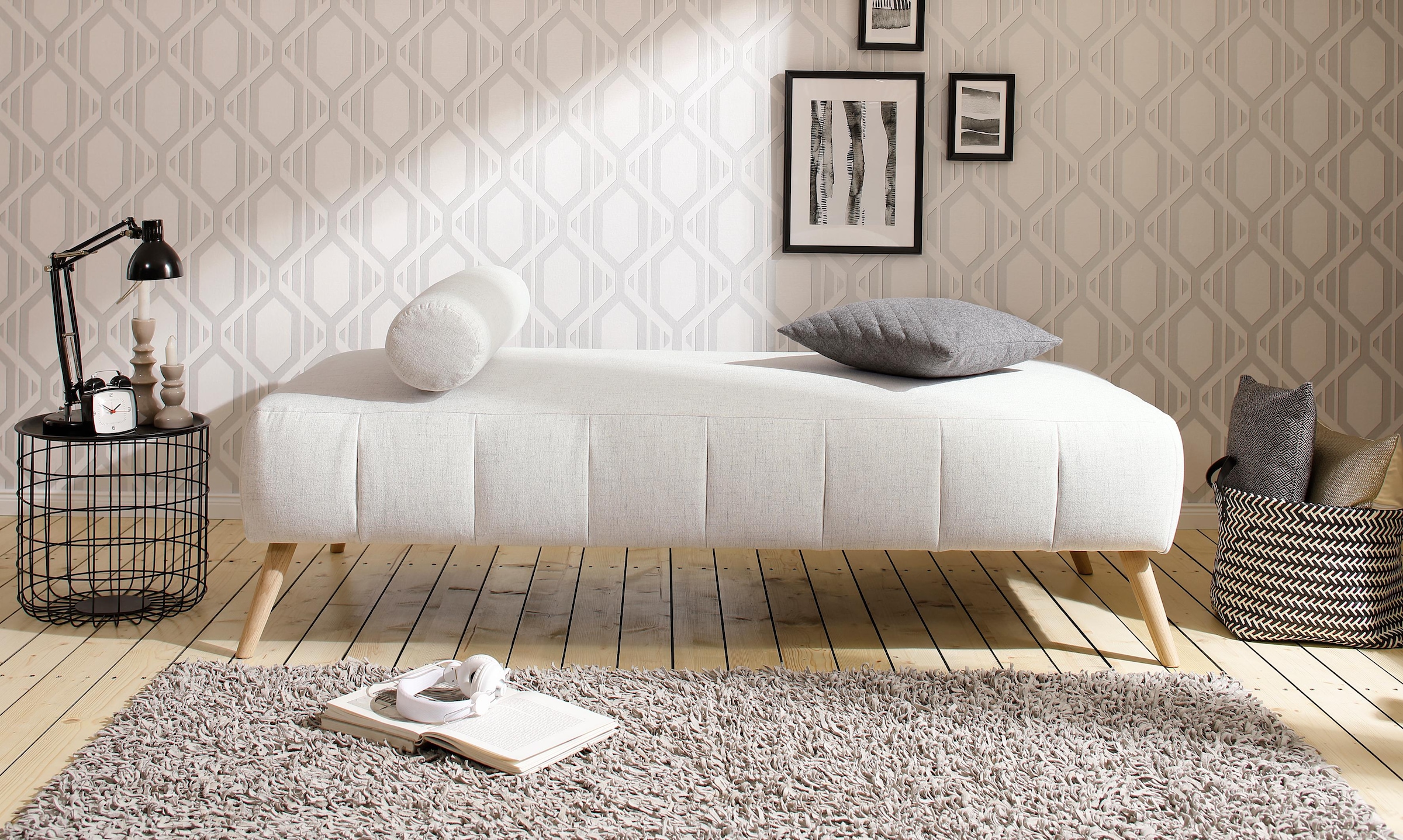 OTTO home Daybett "Lucy" mit losen Rollenkissen günstig online kaufen