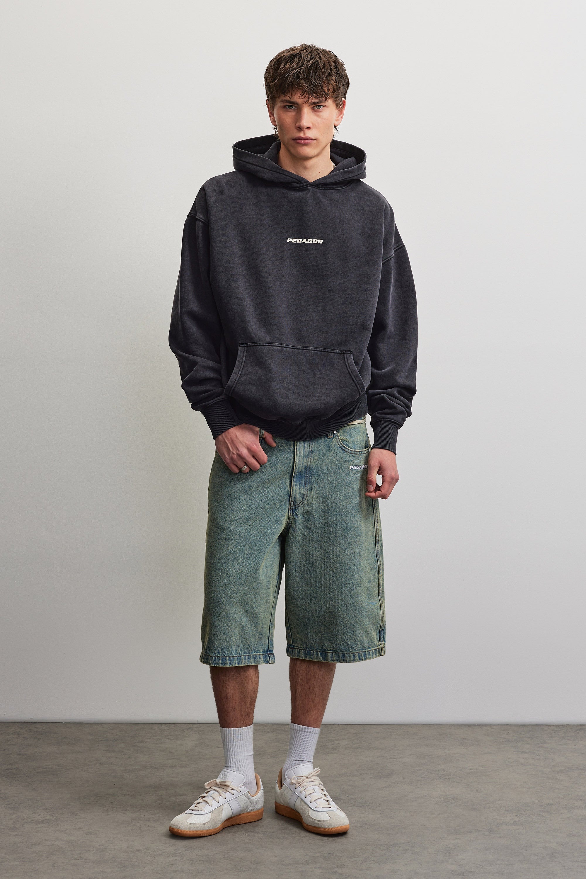 PEGADOR Kapuzensweatshirt »COLNE LOGO OVERSIZED HOODIE«, Baumwollmischung, oversize
