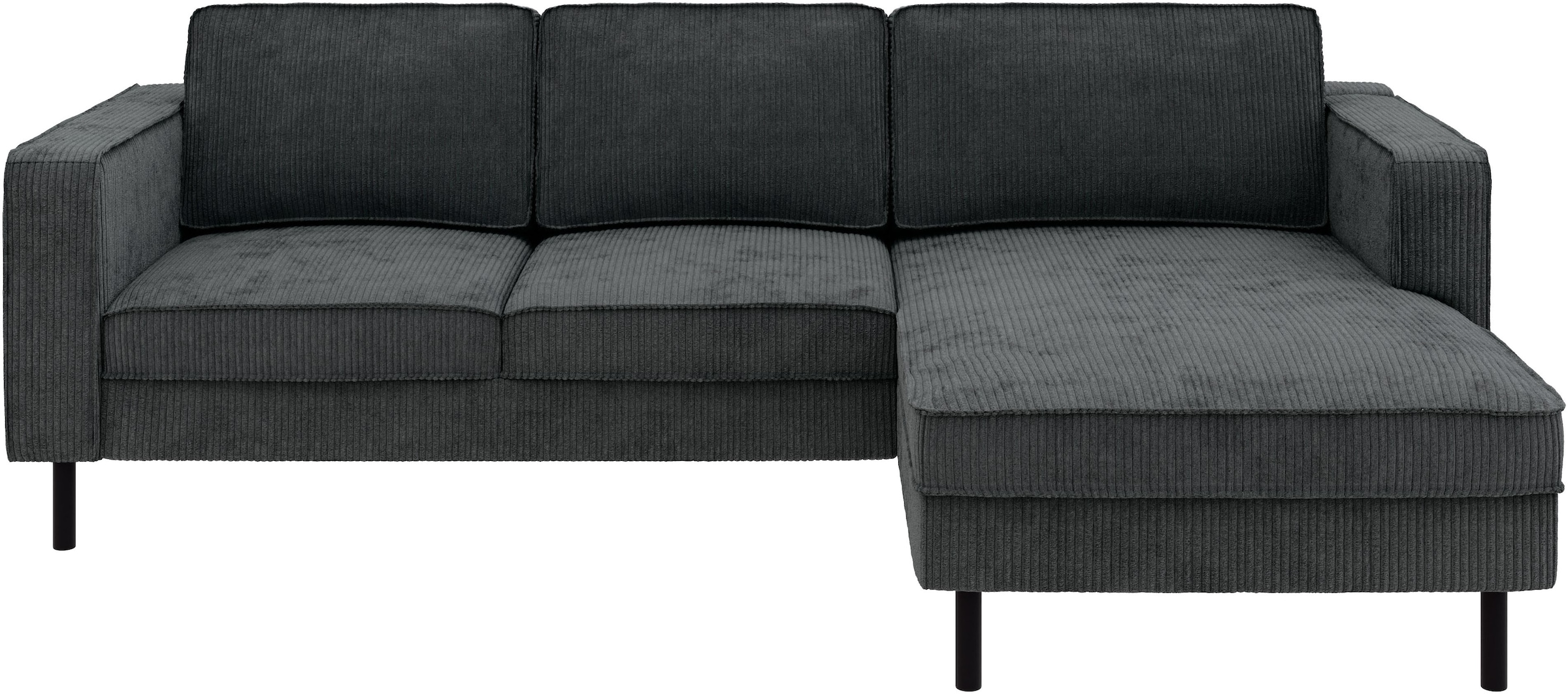 TRENDMANUFAKTUR Ecksofa »Watkins, Couch wahlweise mit Schlaffunktion & Bettkasten, auch in Cord«, Recamiere beidseitig montierbar, Sofa in L-Form, Breite 232 cm