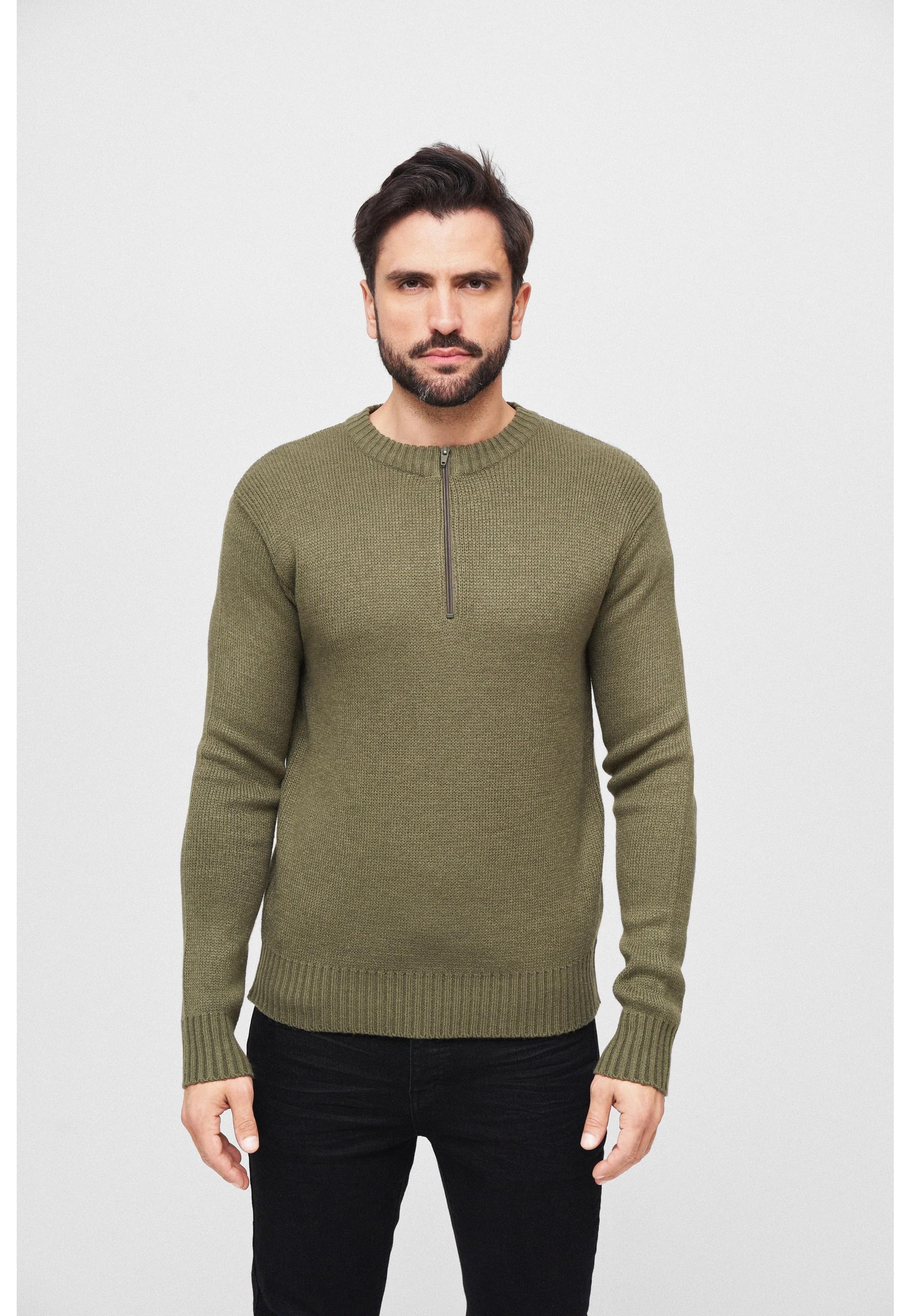 Brandit Rundhalspullover »Brandit Herren Armee Pullover«, (1 tlg.)