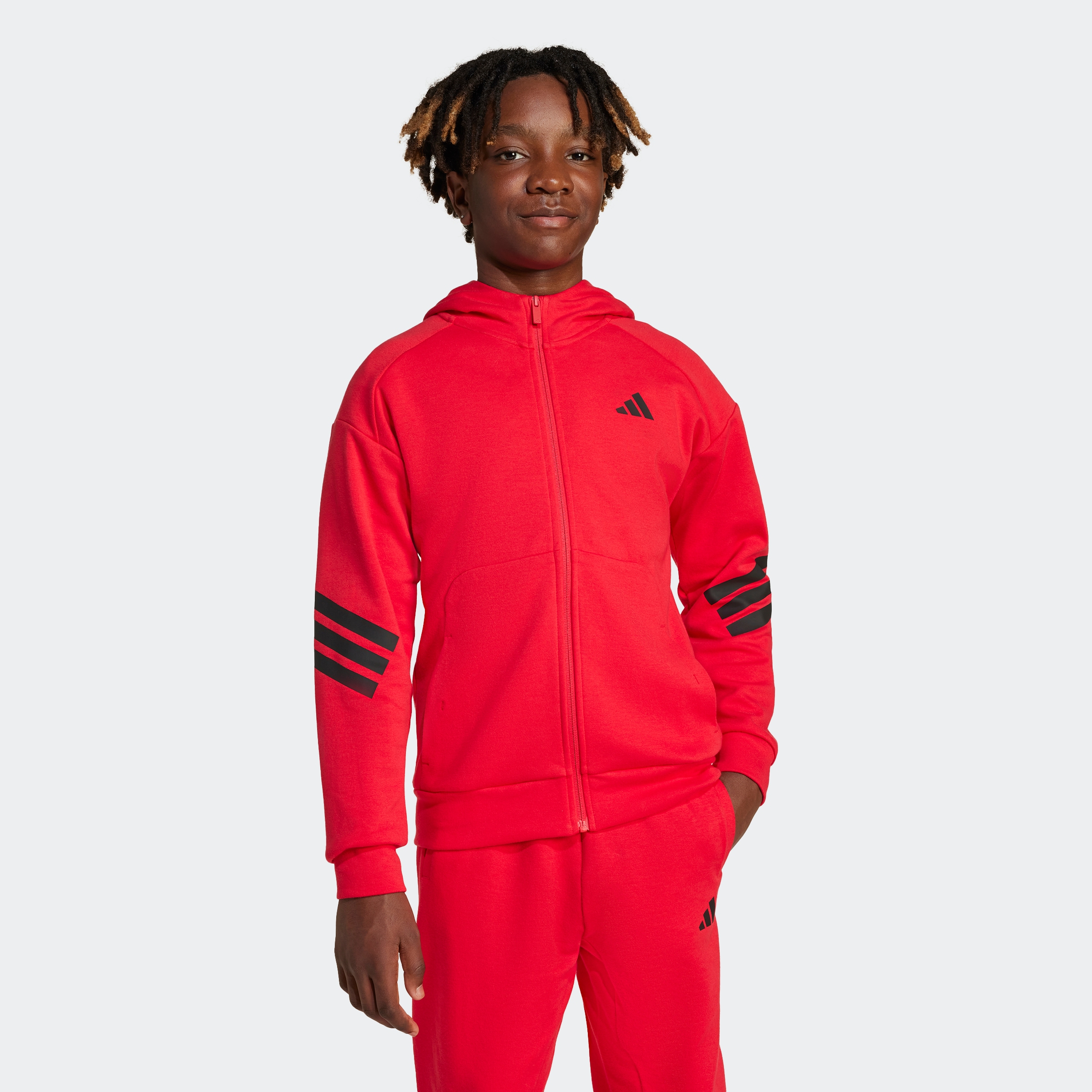 adidas Sportswear Kapuzensweatshirt »J FI 3S FZ HD«