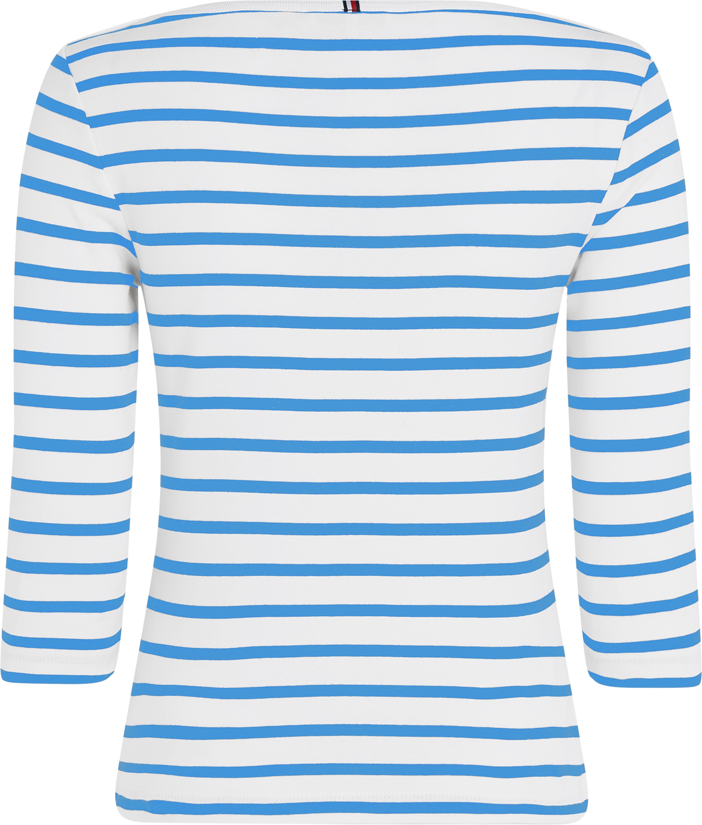 Tommy Hilfiger 3/4-Arm-Shirt »NEW CODY SLIM BOAT-NK 3/4SLV mit U-Boot und Streifen«, gestreift, casual, slim fit, Baumwolle, U-Boot-Ausschnitt