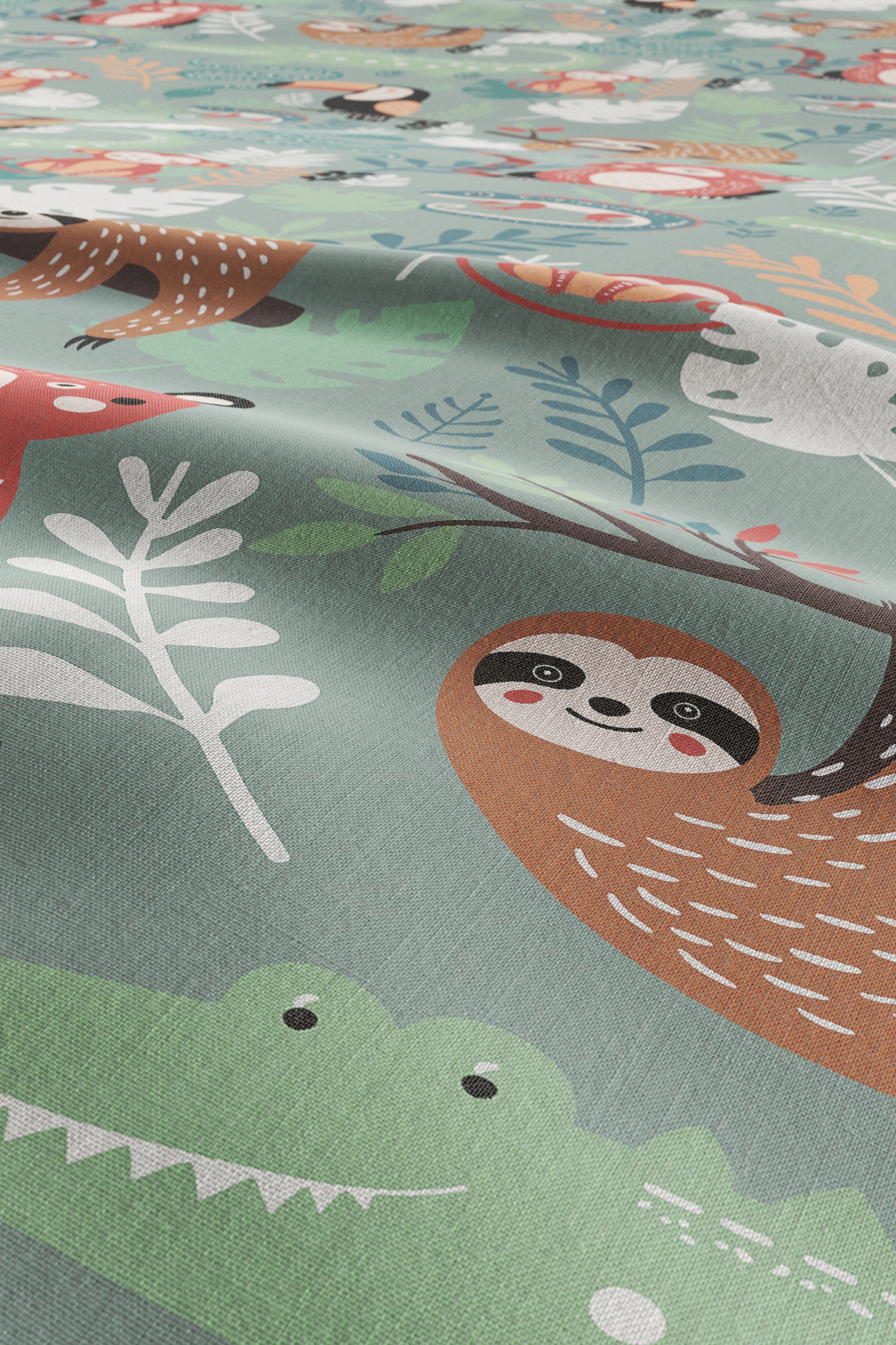 Lüttenhütt Kinderbettwäsche »CUDDLEE«, in vielen Designs: Dino,Einhorn,Weltraum,Baustelle,Herz,Trecker,Safari