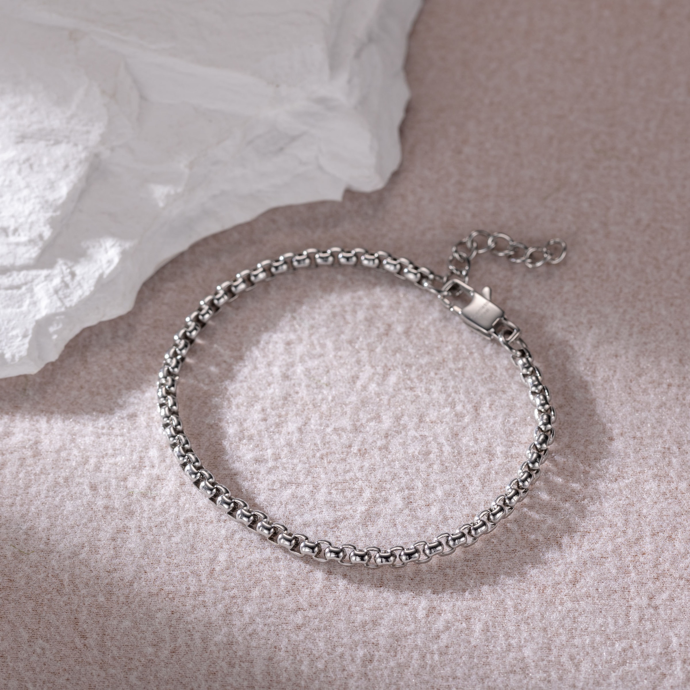 Firetti Armband »Schmuck Geschenk Edelstahl Armschmuck Armkette Venezianerkette Color«