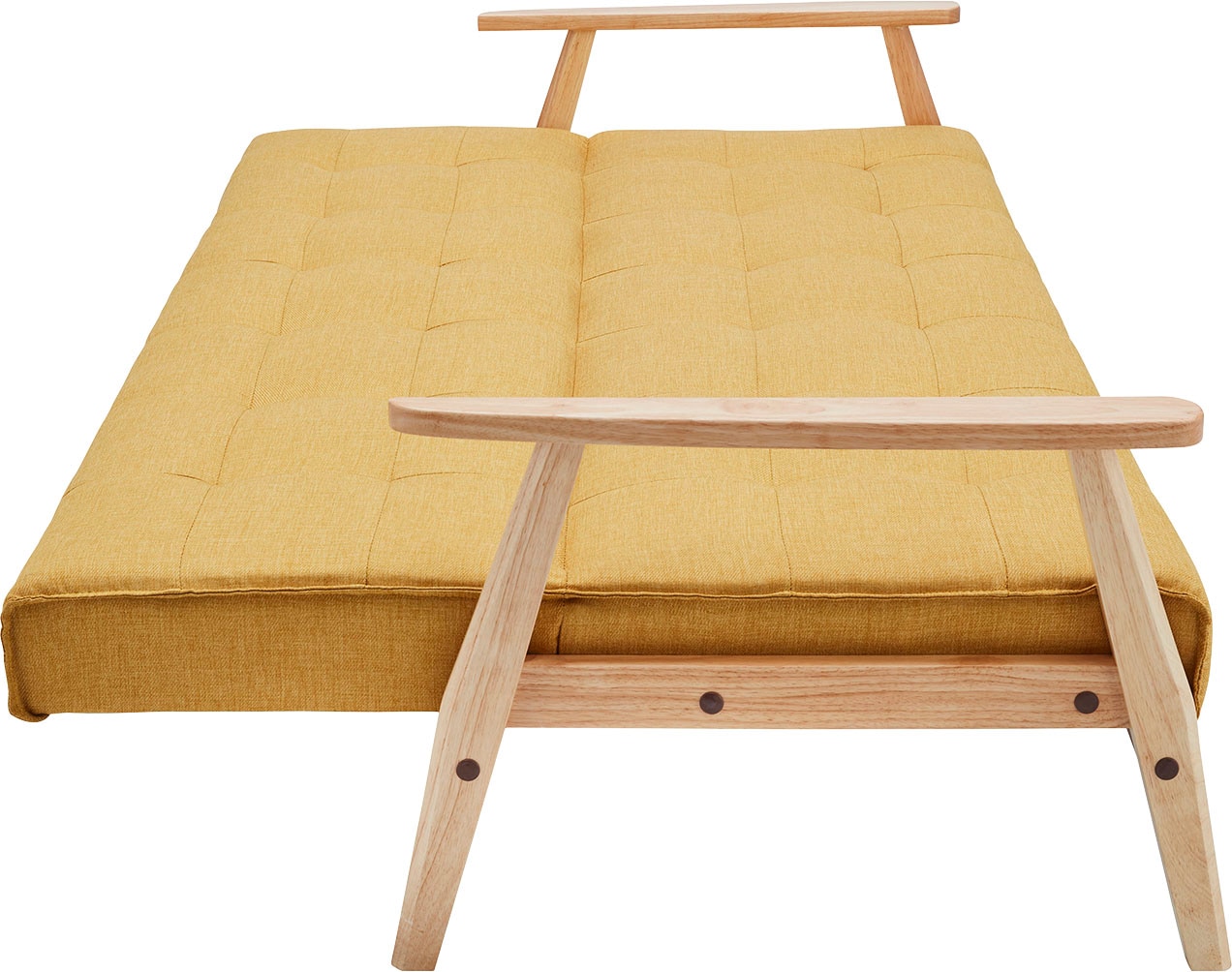 SalesFever Schlafsofa »Skagen, Sofa, 3-Sitzer«, mit Holzgestell, 60° Relax- und Schlaffunktion, Breite 190 cm