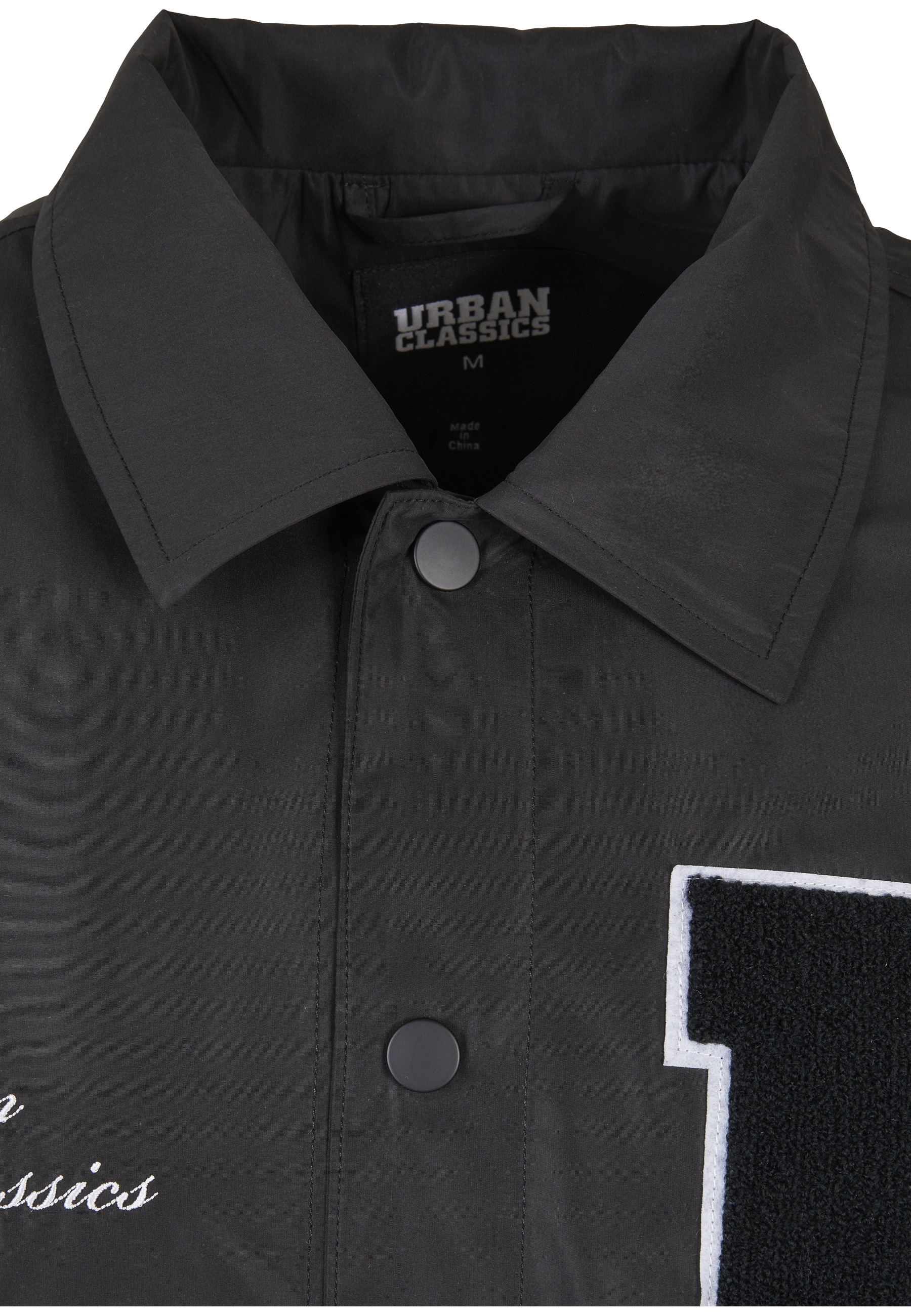 URBAN CLASSICS Collegejacke »Urban Classics Herren Sports College Jacket« 1 Stk. tlg. ohne Kapuze