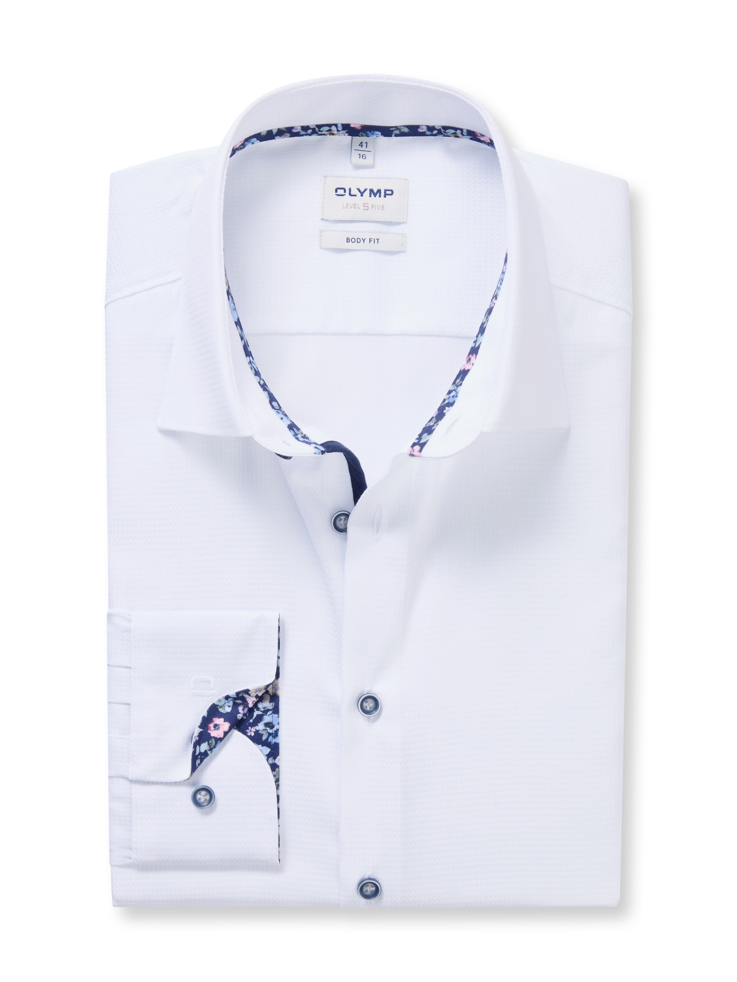Thumbnail - OLYMP Langarmhemd "Level Five" Businesshemd, body fit, Kentkragen